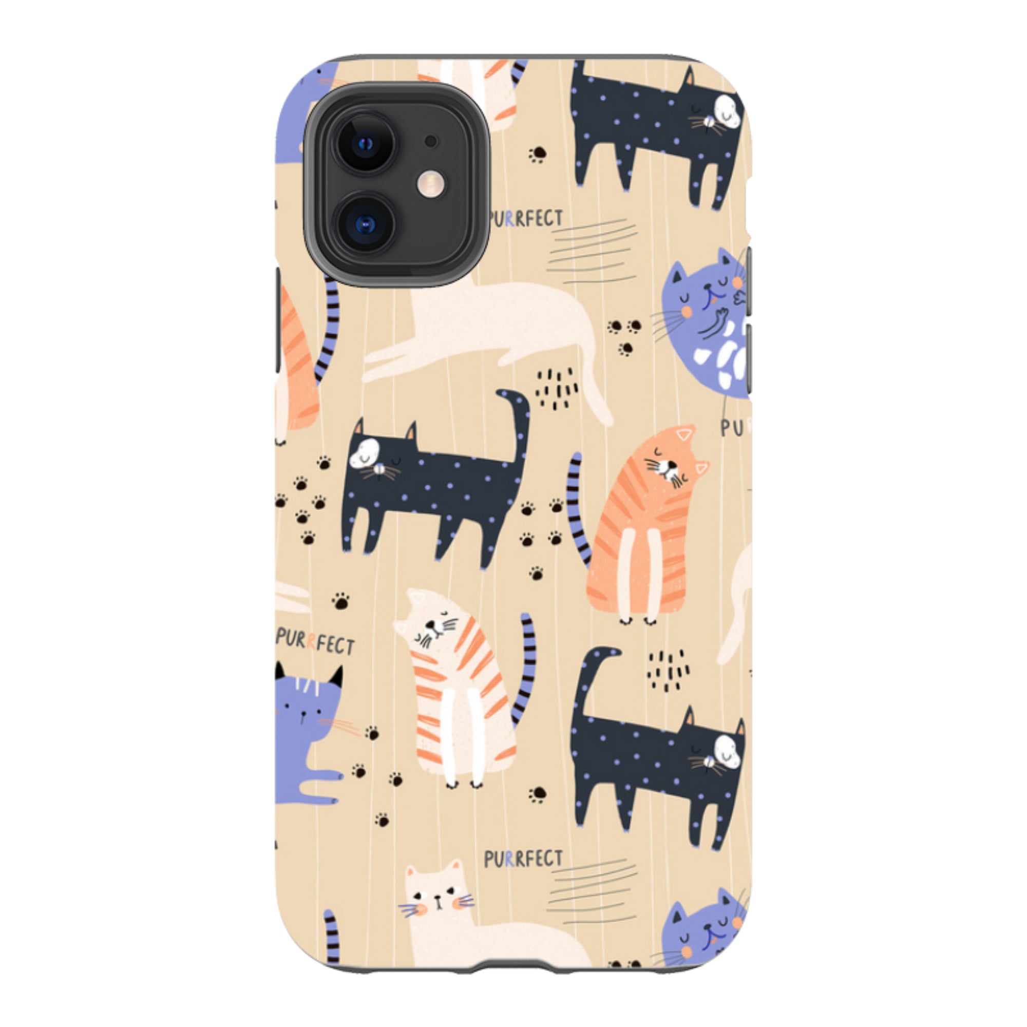iPhone Tough Case - Purrfect