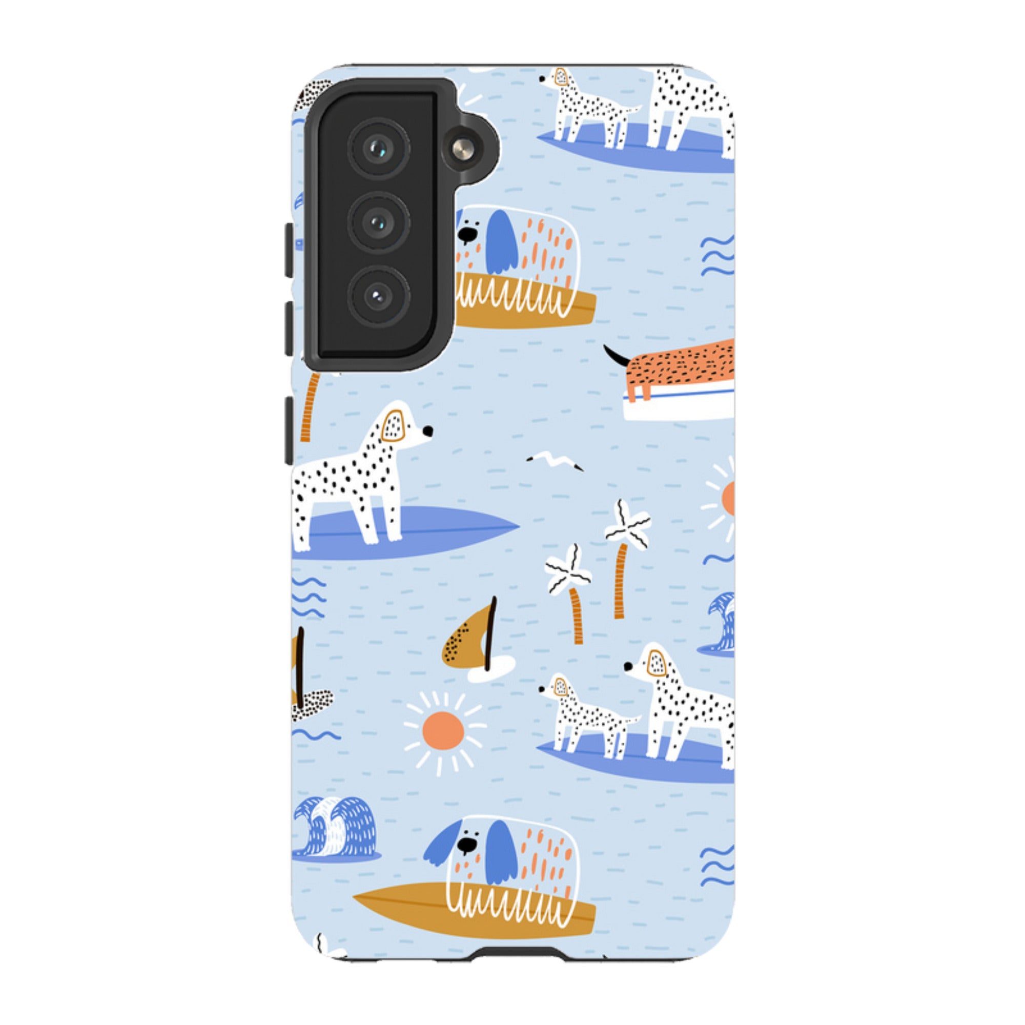 Samsung Tough Case - Surfing Dogs