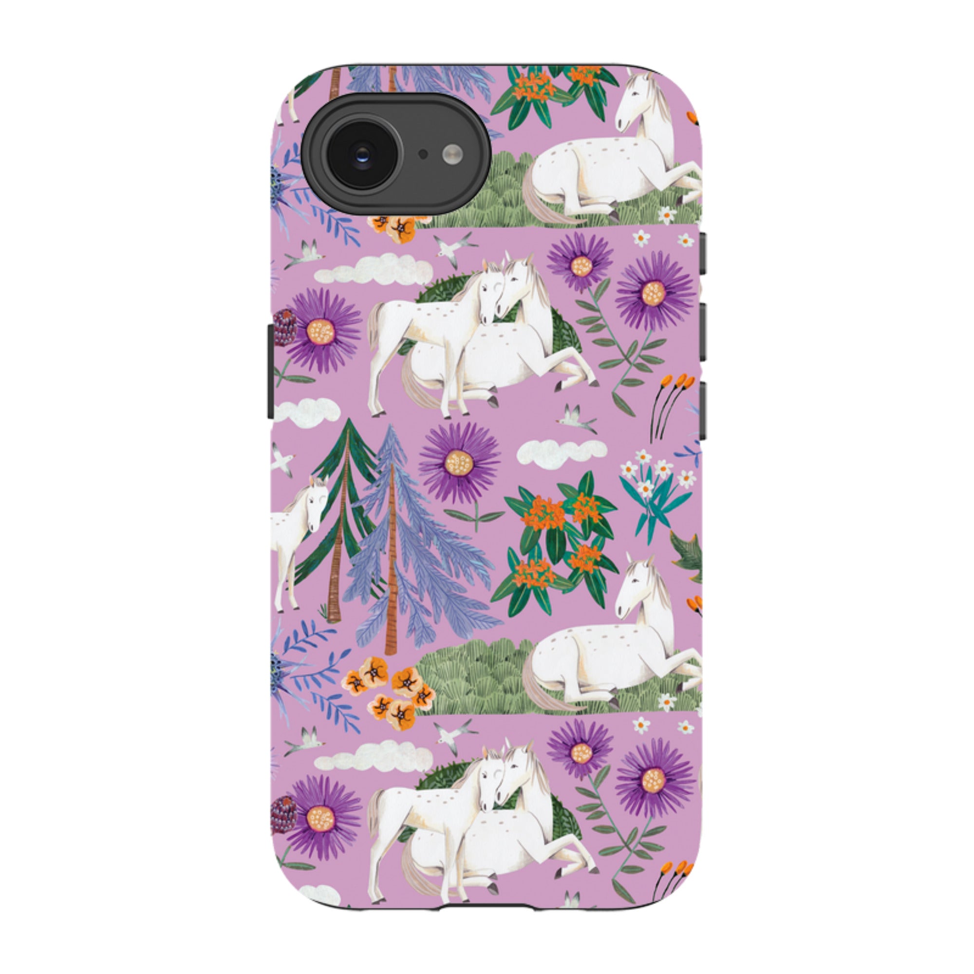 iPhone Tough Case - Horse Pattern By Caroline Bonne Muller