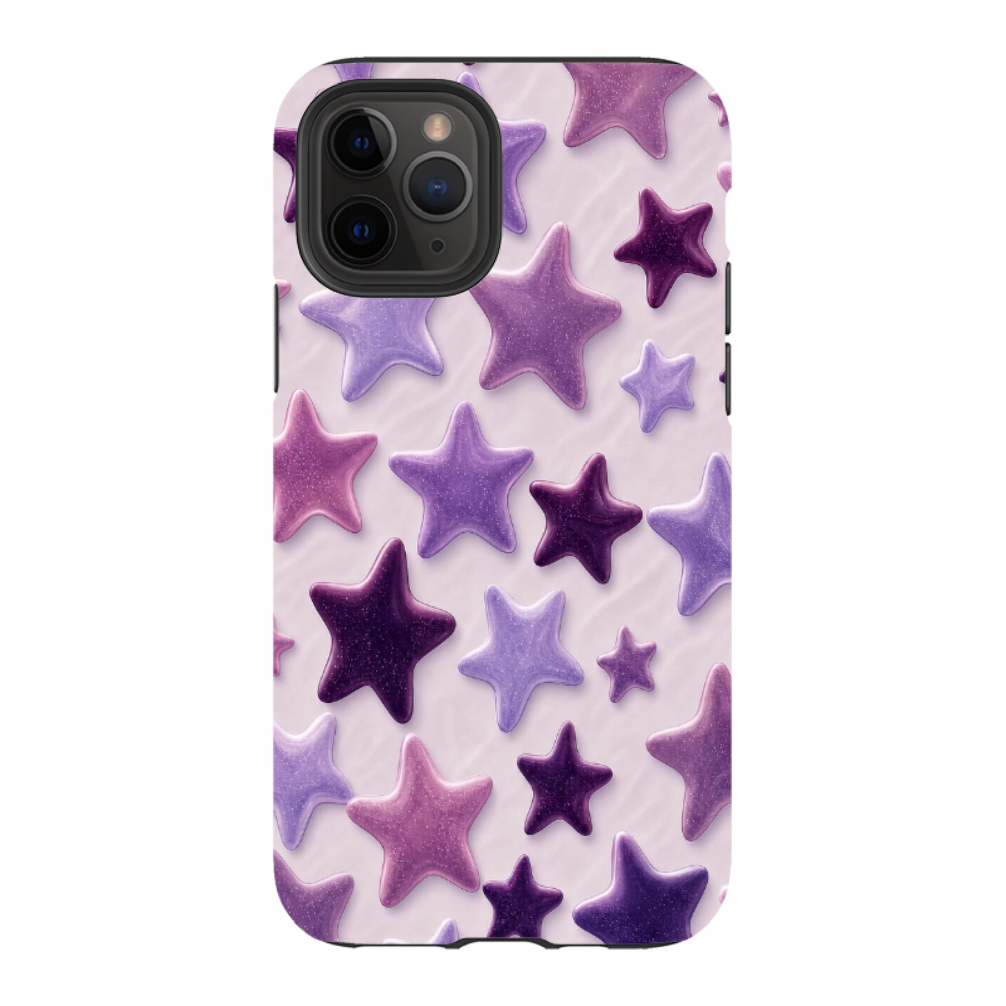 iPhone Tough Case - Lavender Purple Star