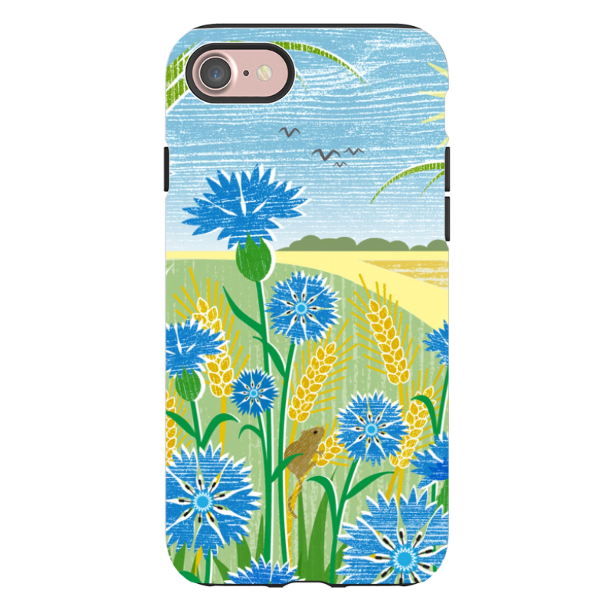 iPhone Tough Case - Cornflowers By Liane Payne