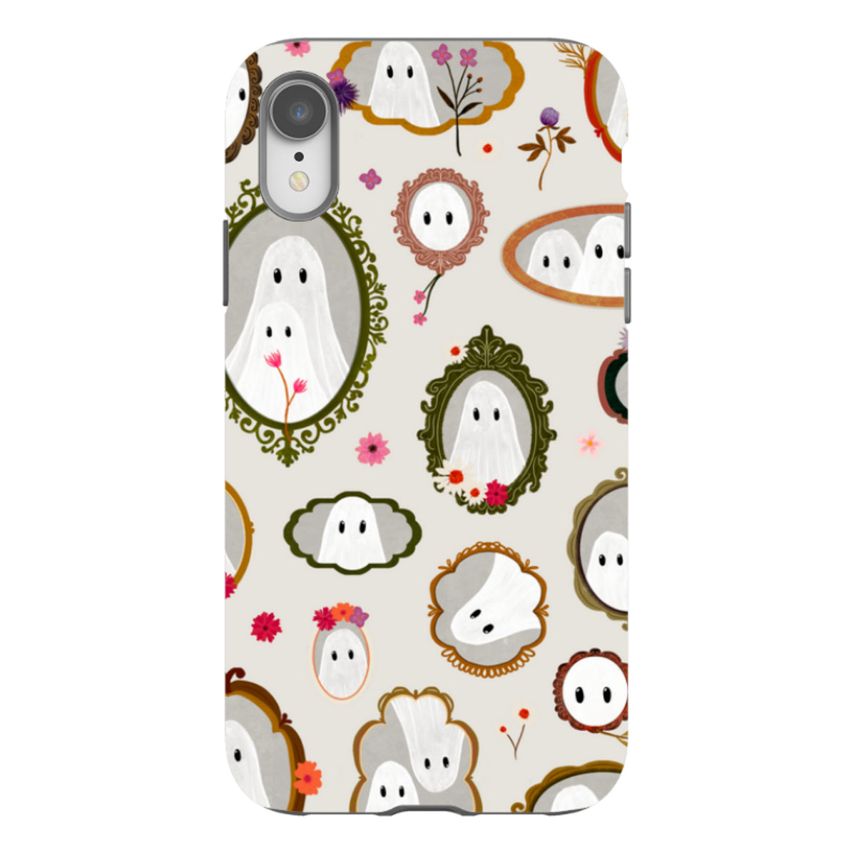 iPhone Tough Case - Framed Ghosts - Stone By Katherine Quinn