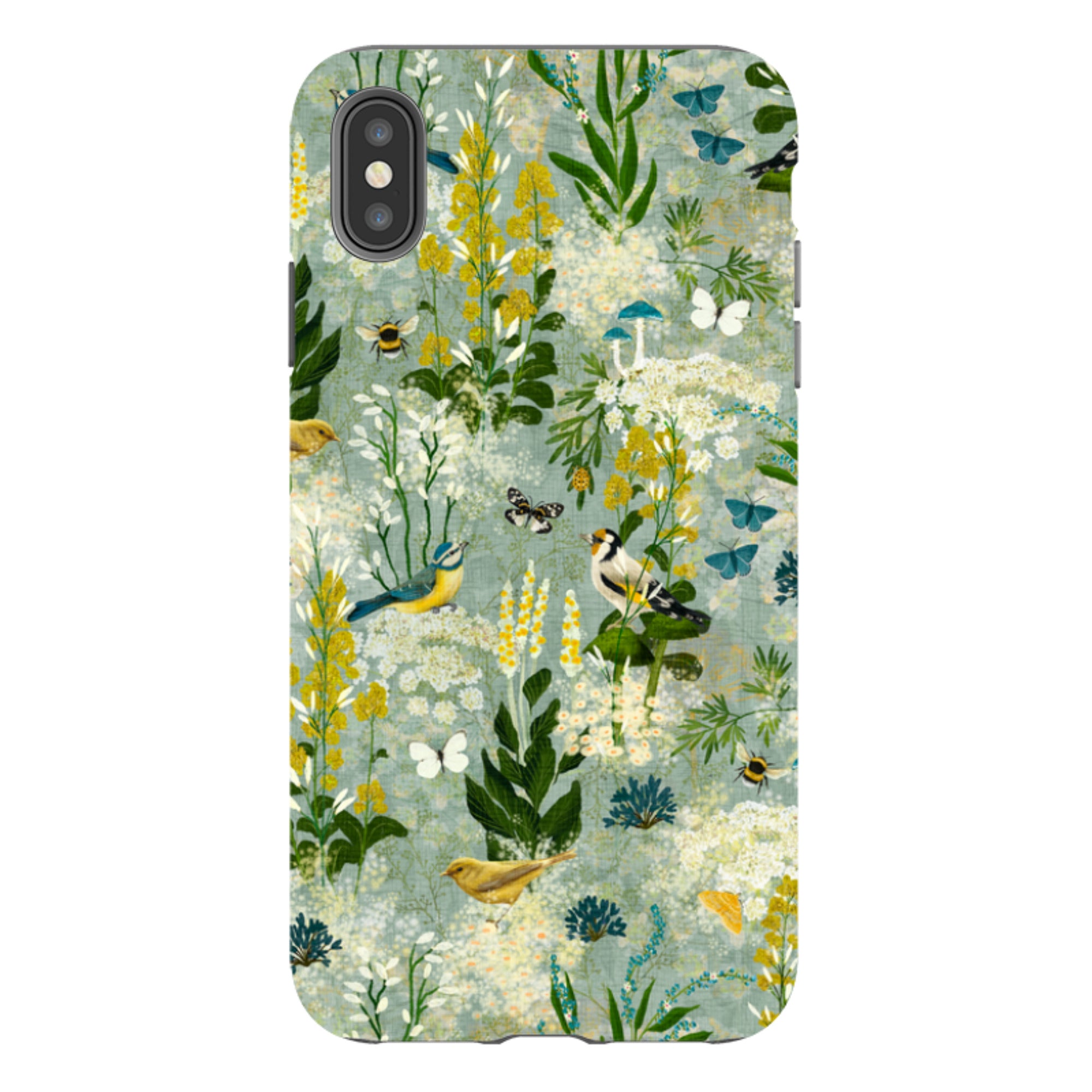 iPhone Tough Case - Song Bird Garden By Katherine Quinn