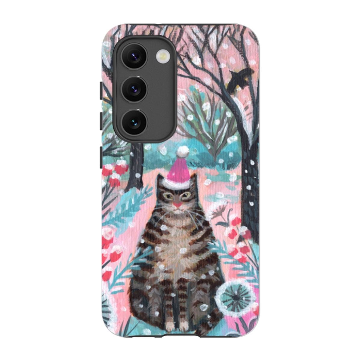 Samsung Tough Case - Snow Tabby By Mary Stubberfield