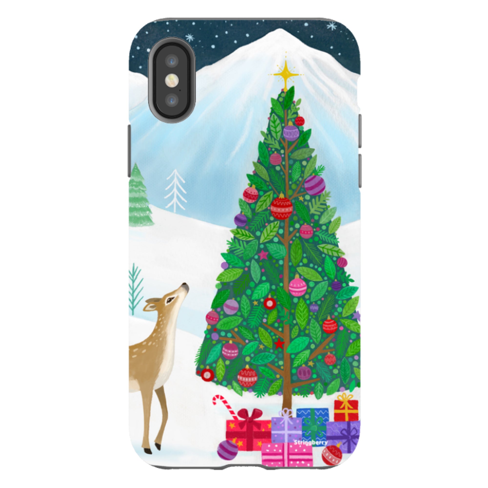 iPhone Tough Case - Jolly Season By Bex Parkin