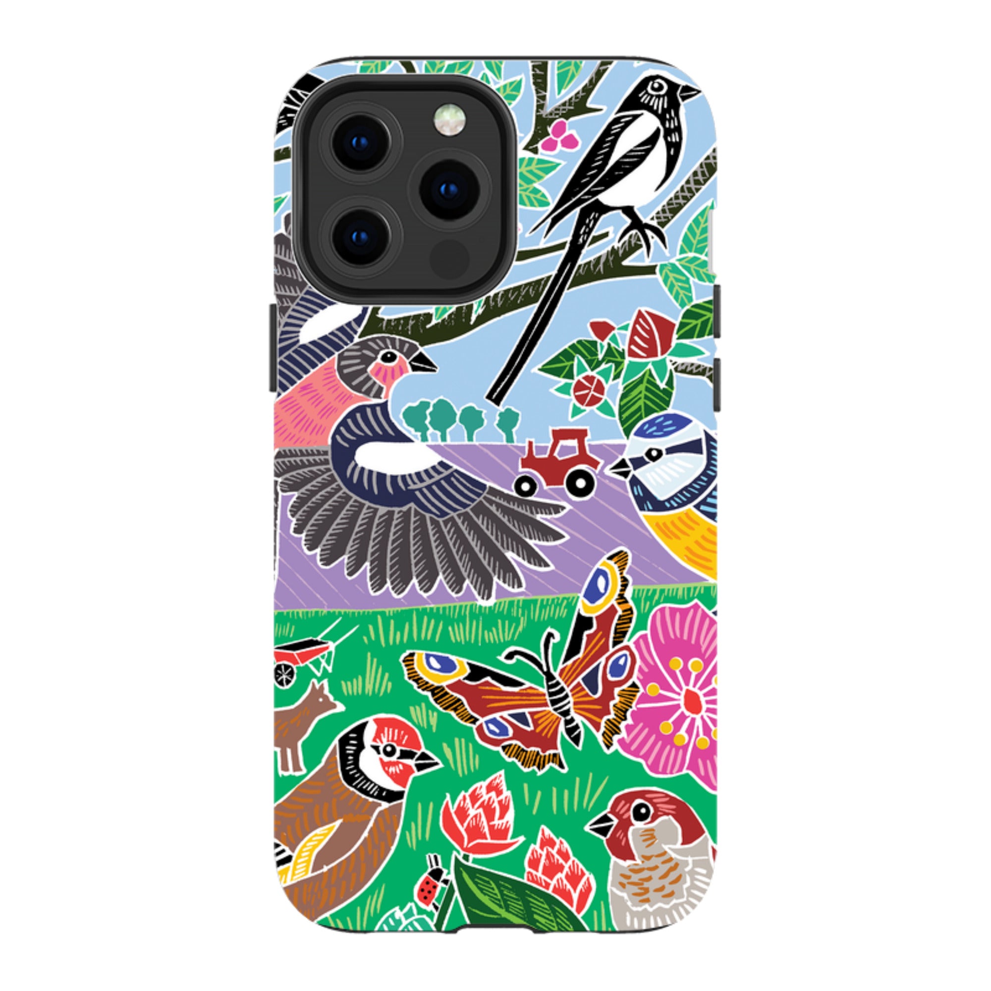 iPhone Tough Case - Garden Bird Jigsaw B By Kate Heiss