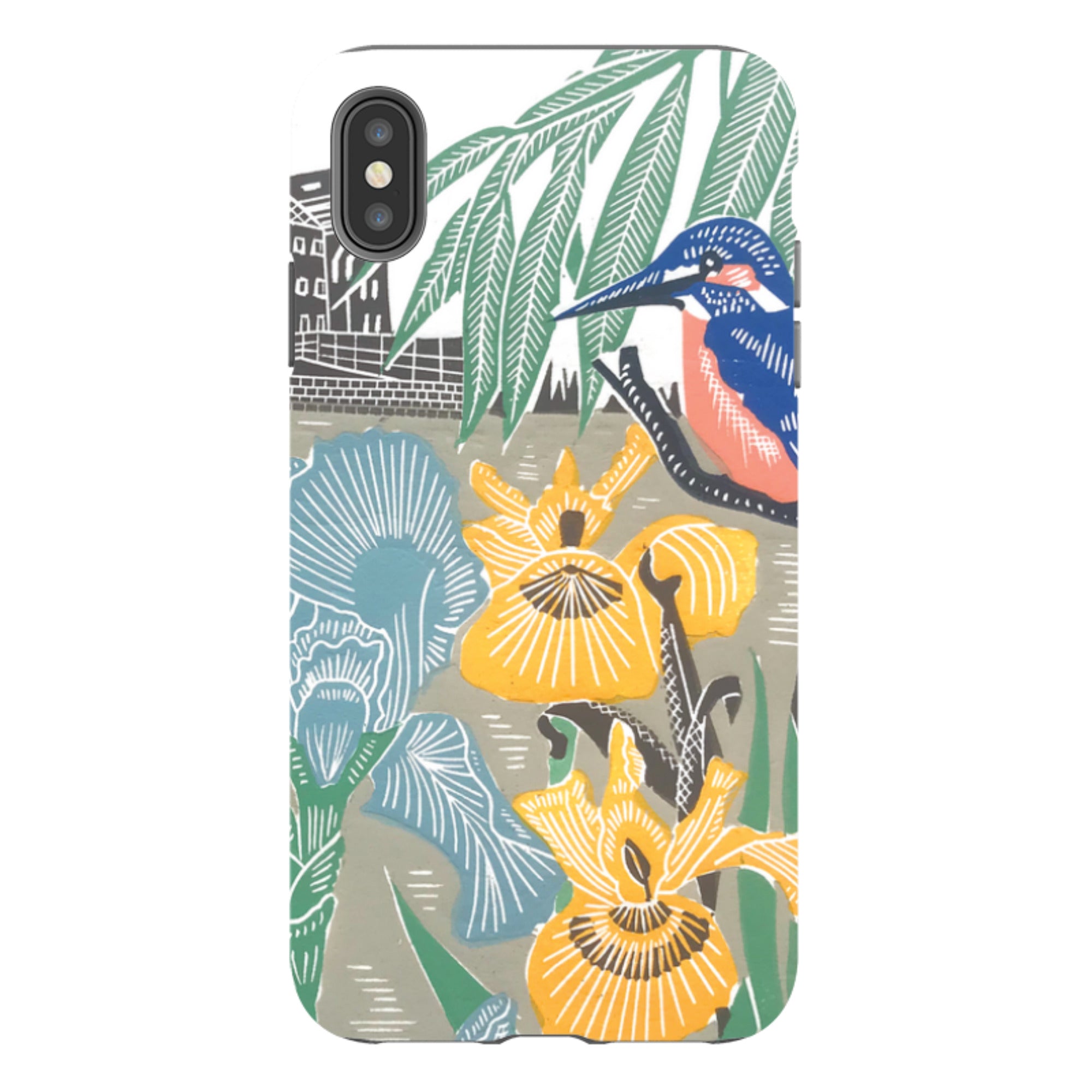 iPhone Tough Case - Kingfisher At The Mill By Kate Heiss