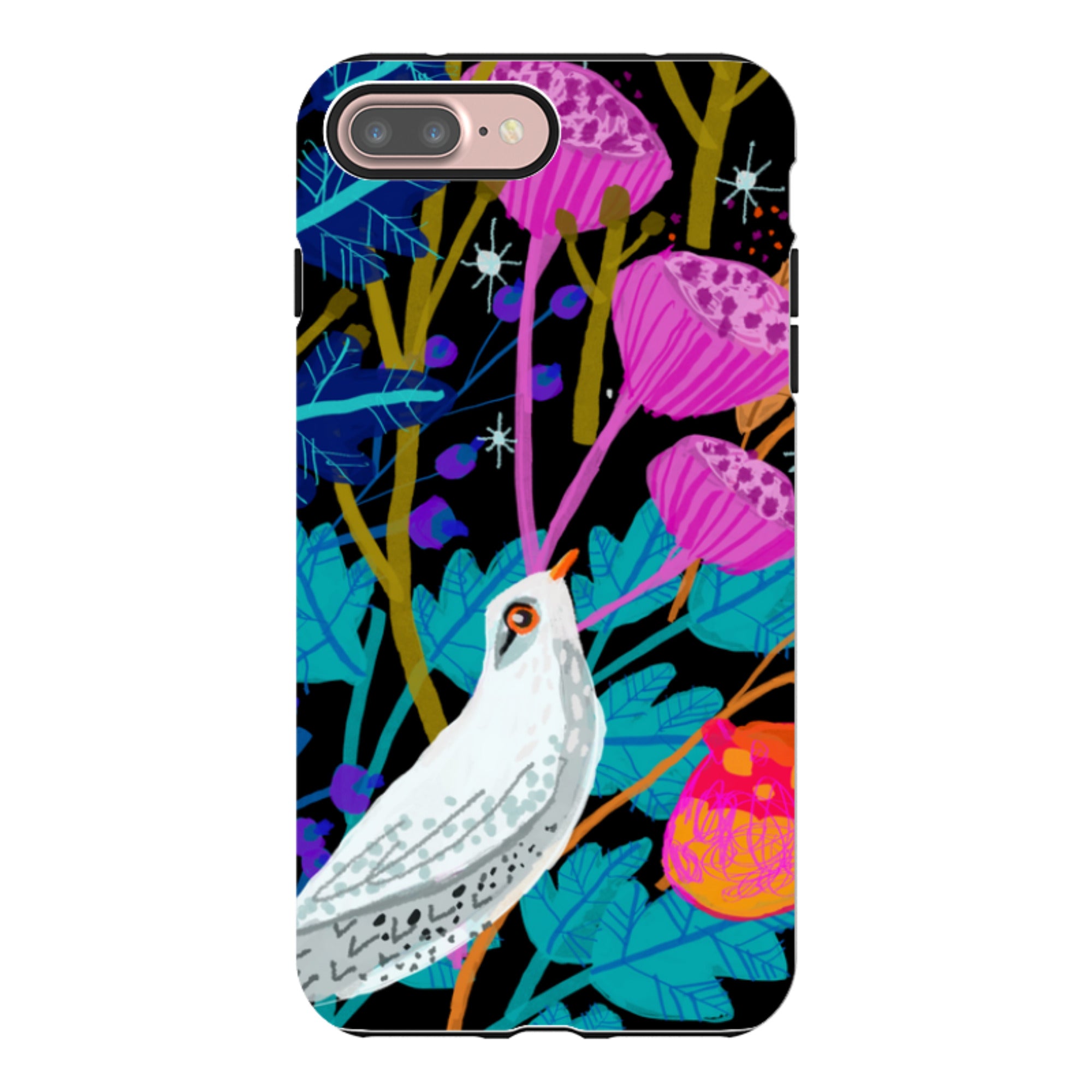 iPhone Tough Case - White Bird By Claire West