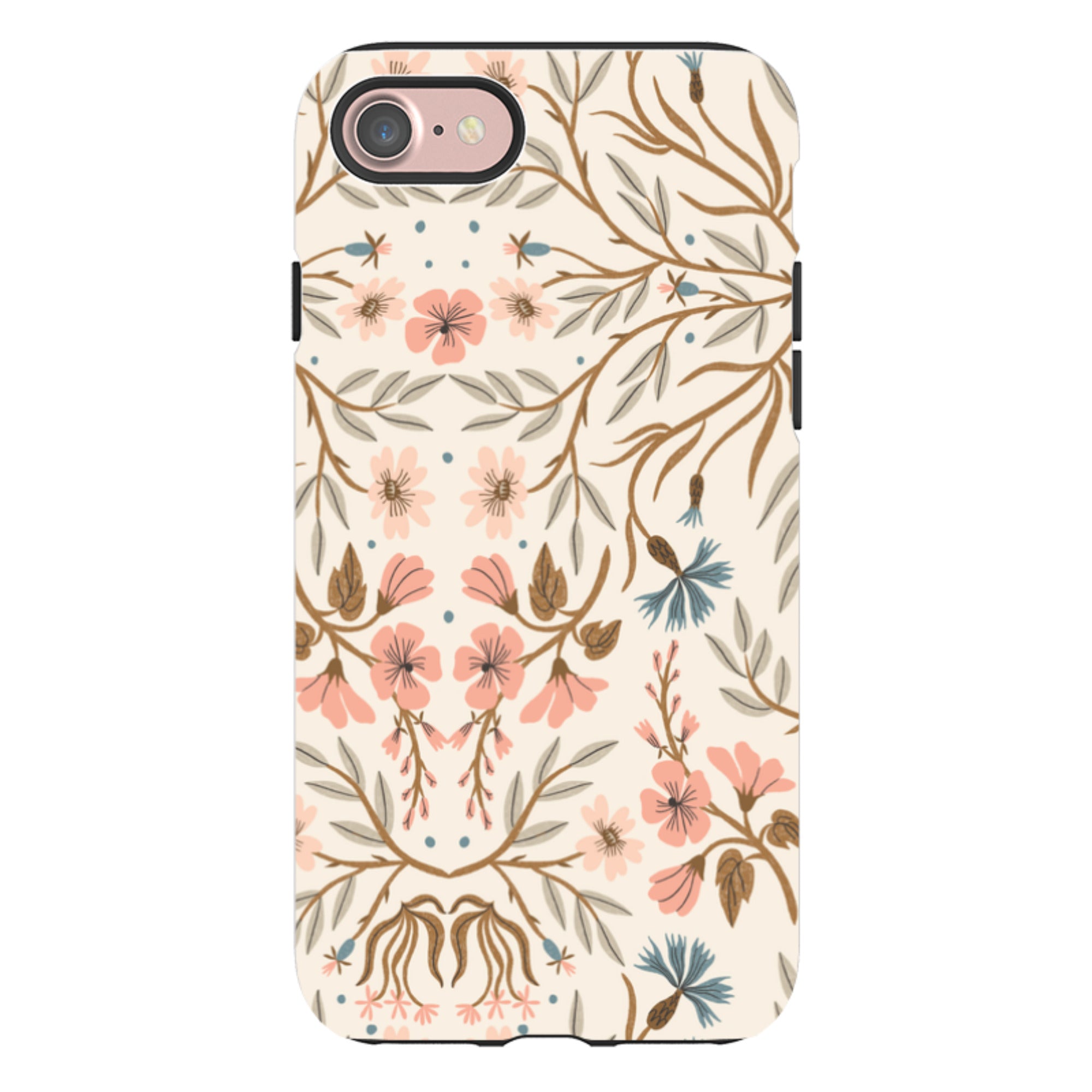iPhone Tough Case - Jane's Garden Pattern By Meghann Rader