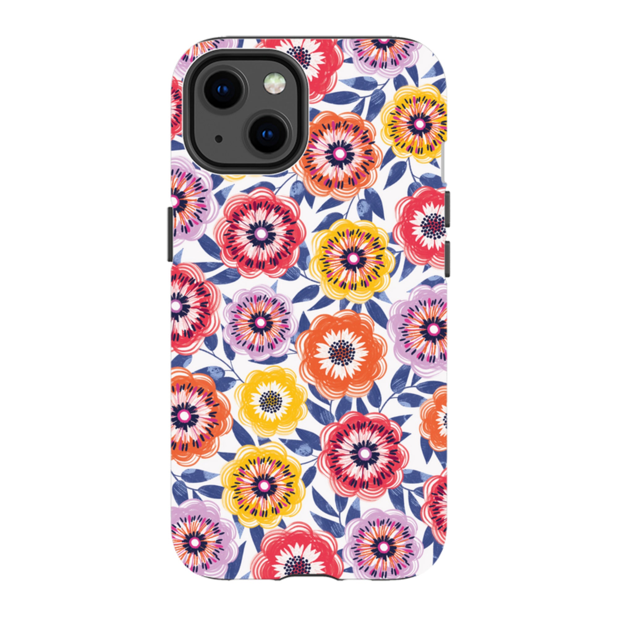 iPhone Tough Case - Bright Blooms I By Ali Brookes