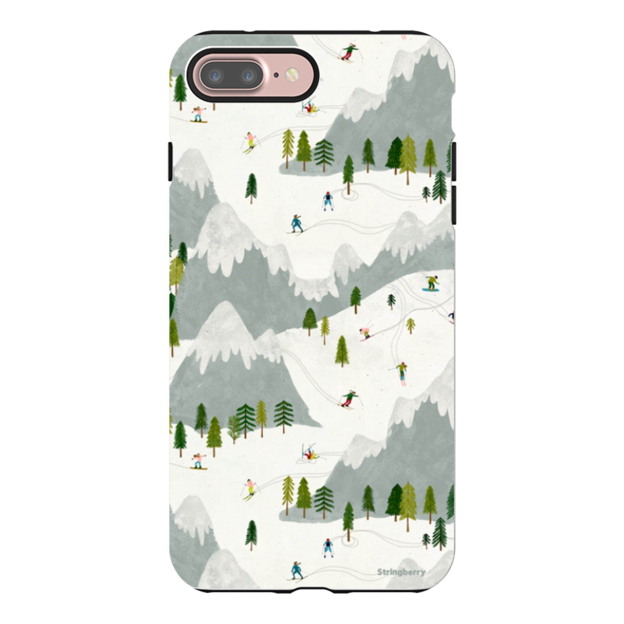 iPhone Tough Case - Winter Landscape I By Katherine Quinn