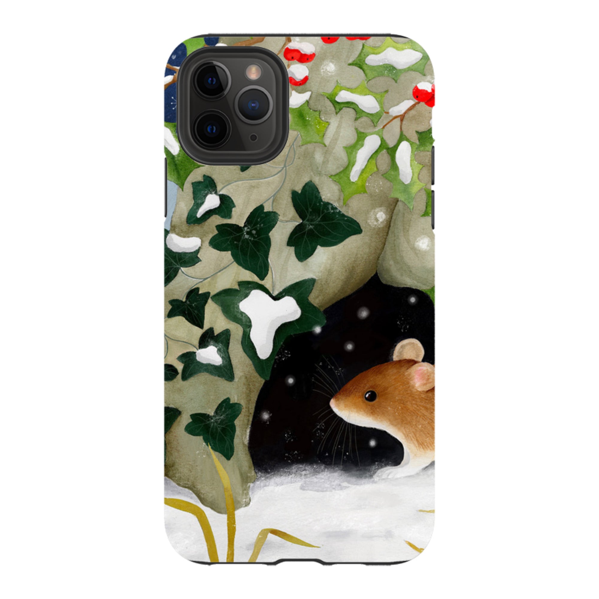 iPhone Tough Case - Winter Mouse By Bex Parkin