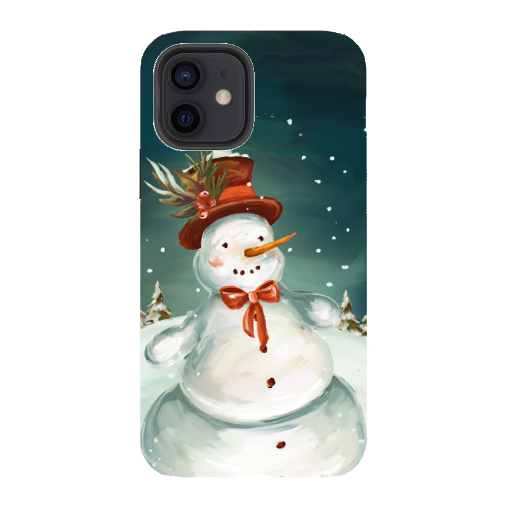 iPhone Tough Case - Snowman