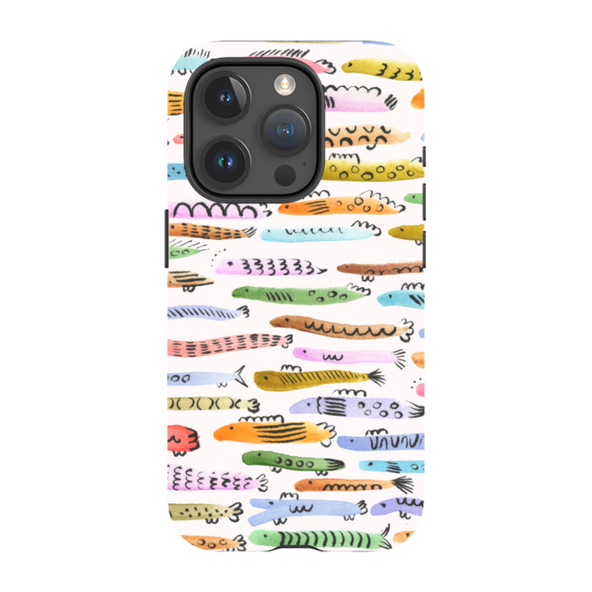 iPhone Tough Case - Colourful Fishes By Gabriela Larios