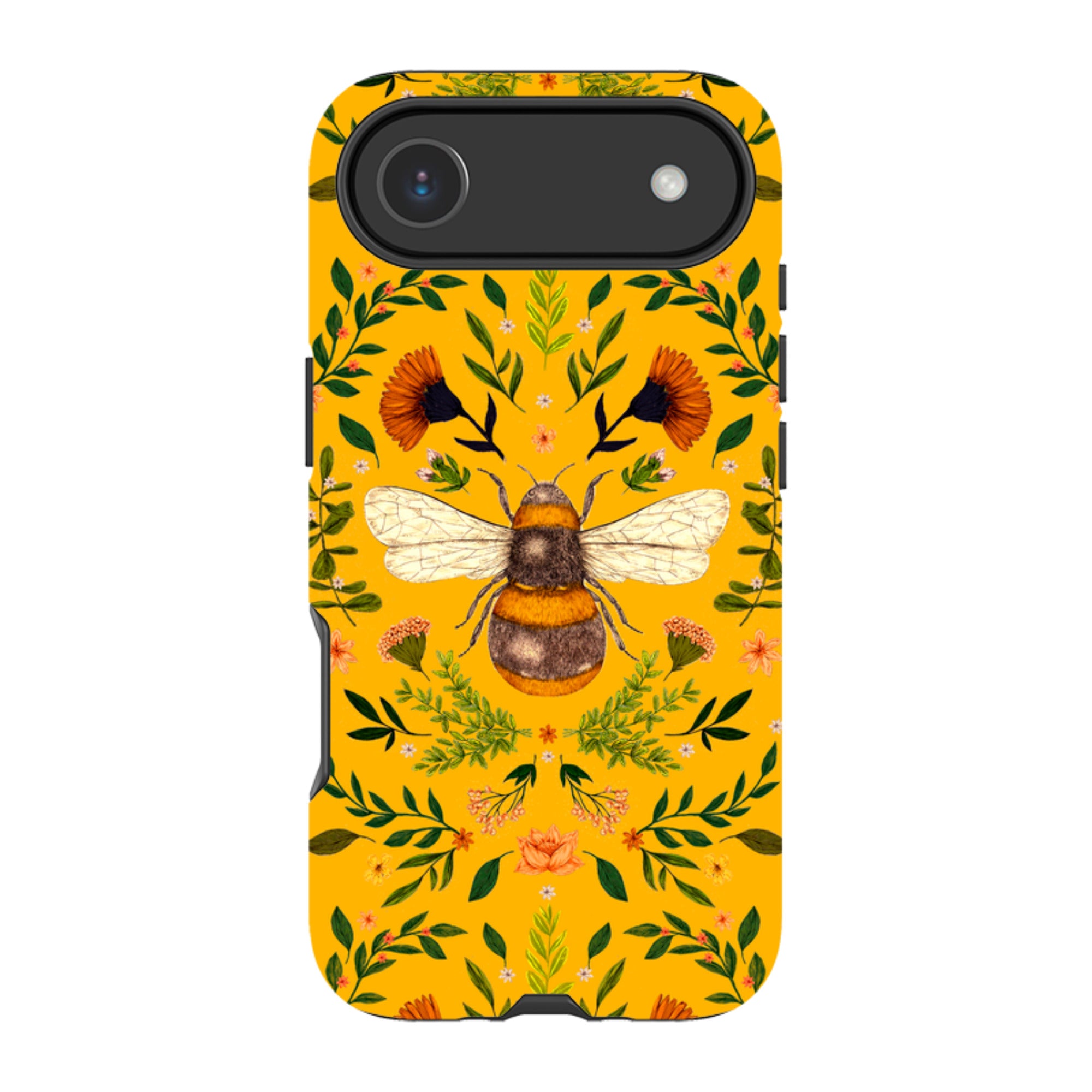 iPhone MagSafe Tough Case -  Botanical Bee Honey By Jade Mosinski