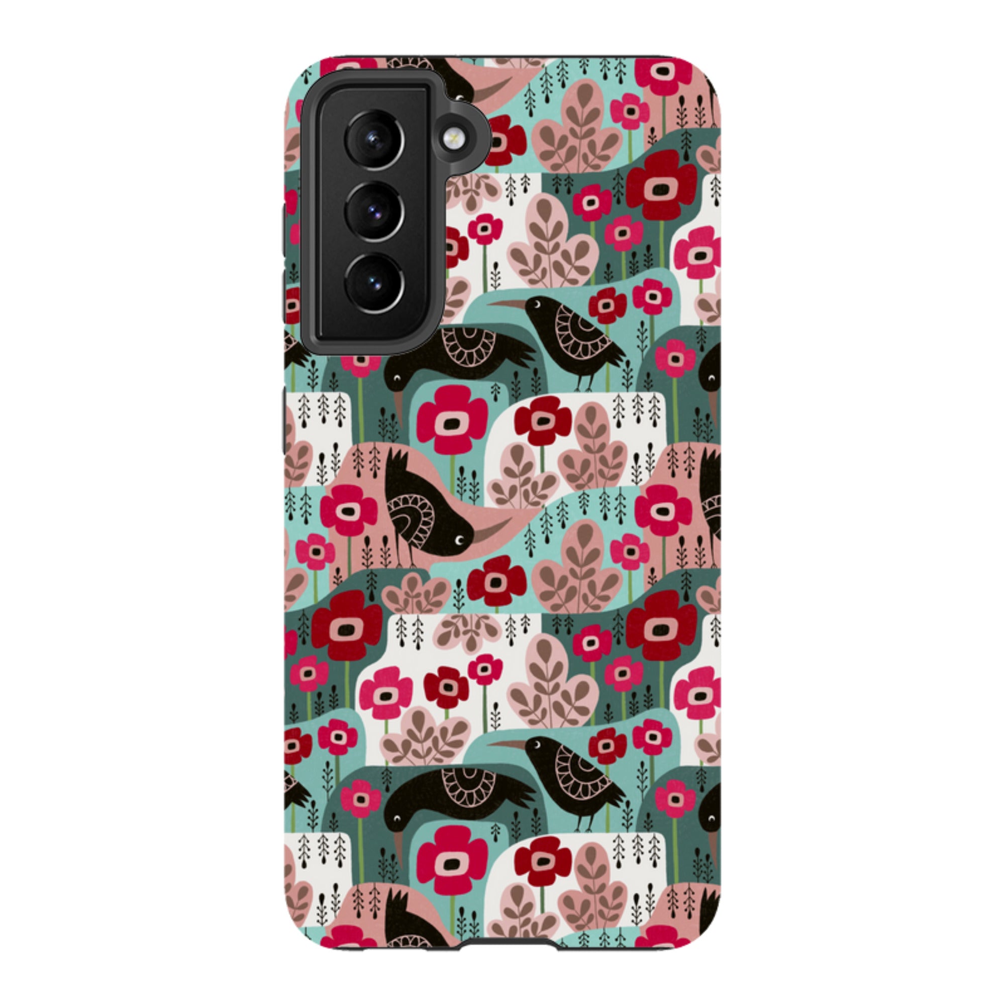 Samsung Tough Case - Poppies And Crow By Suzy Taylor