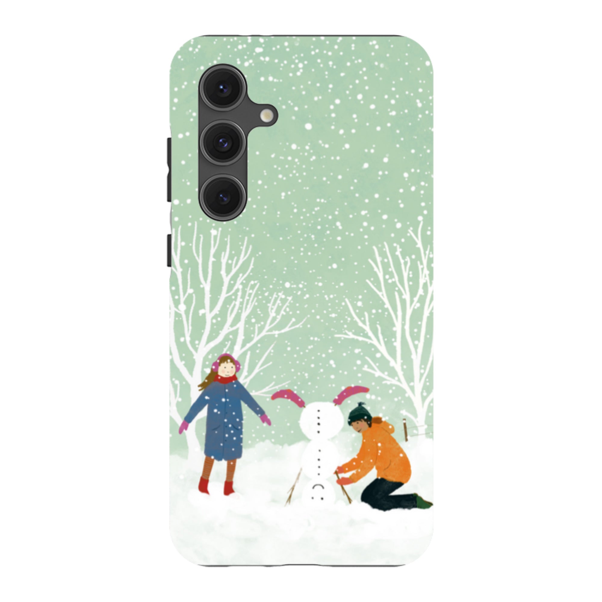 Samsung Tough Case - Snowball Building By Katherine Quinn