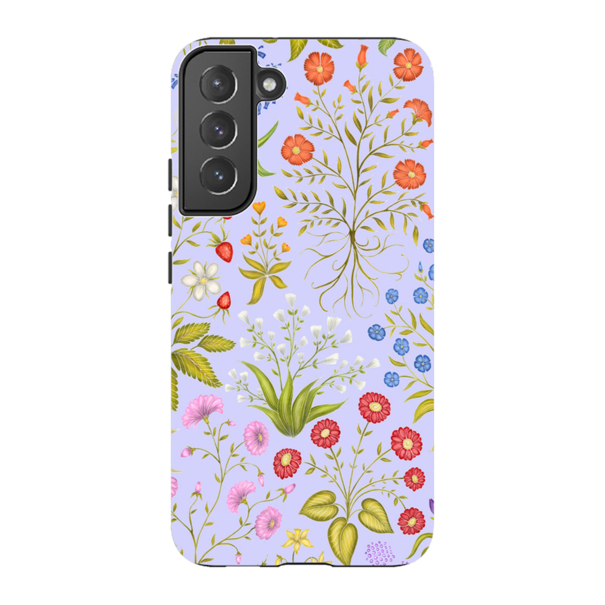 Samsung Tough Case - Fleurs Blue By Catherine Rowe