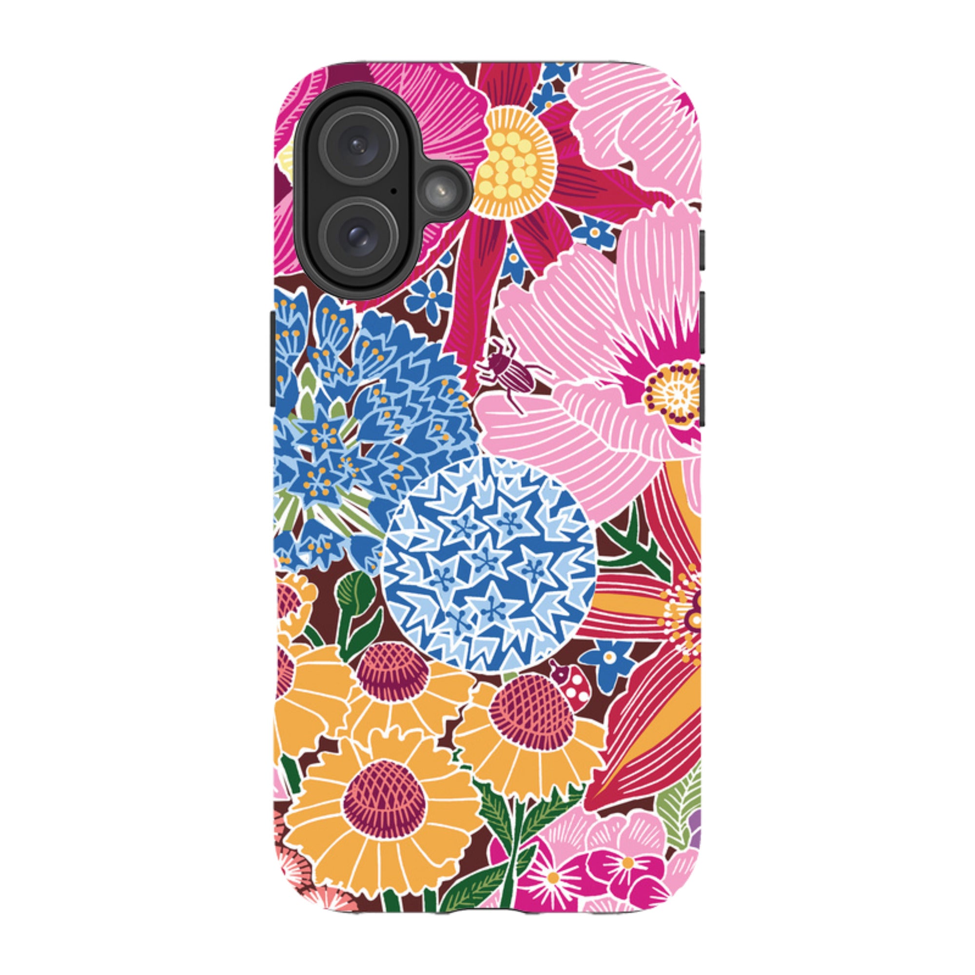 iPhone Tough Case - Jigsaw Floral 2 By Kate Heiss