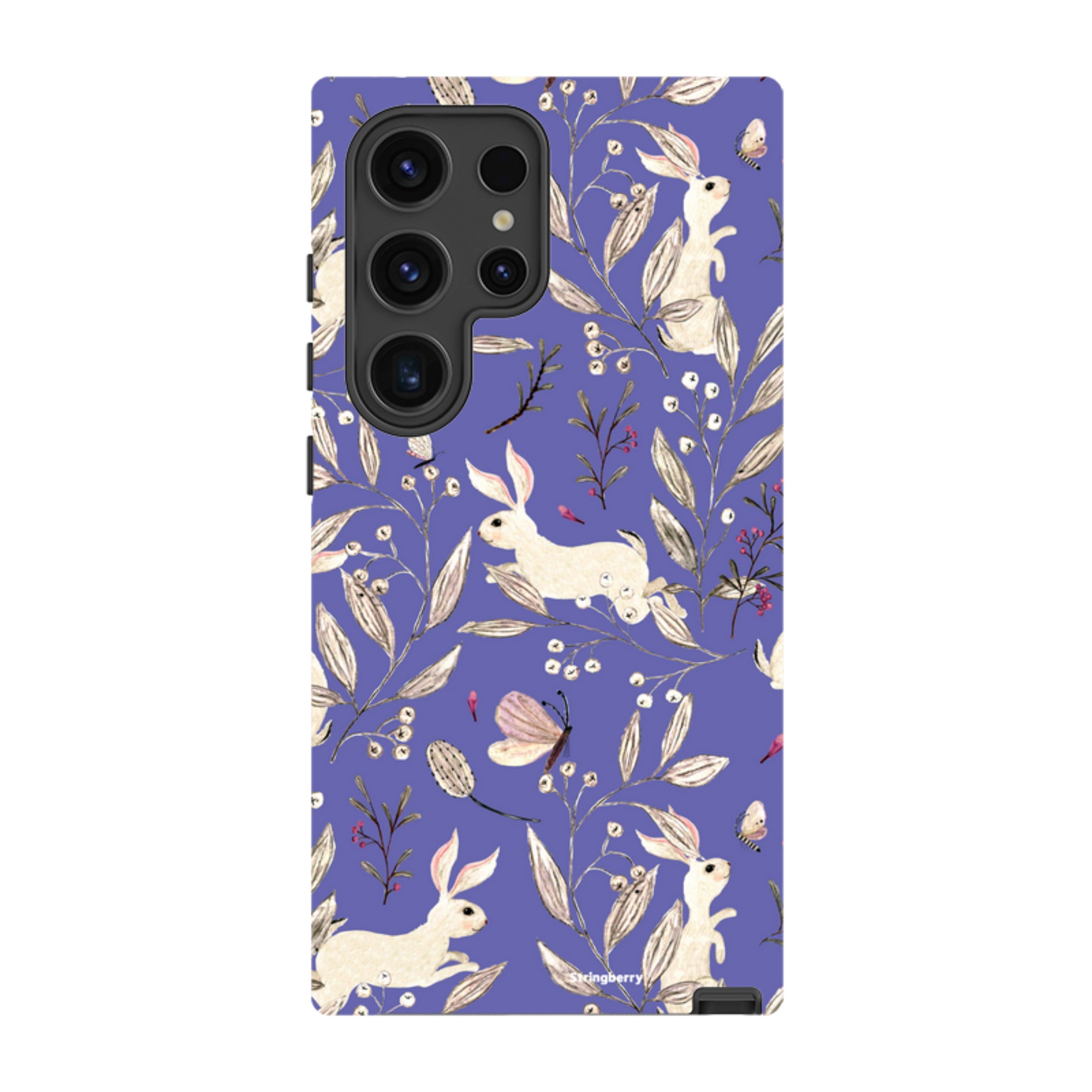 Samsung Tough Case - Bunnies Periwinkle By Katherine Quinn