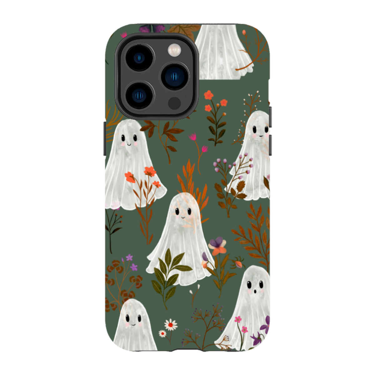 iPhone Tough Case - Ghost in the Garden - Pine By Katherine Quinn