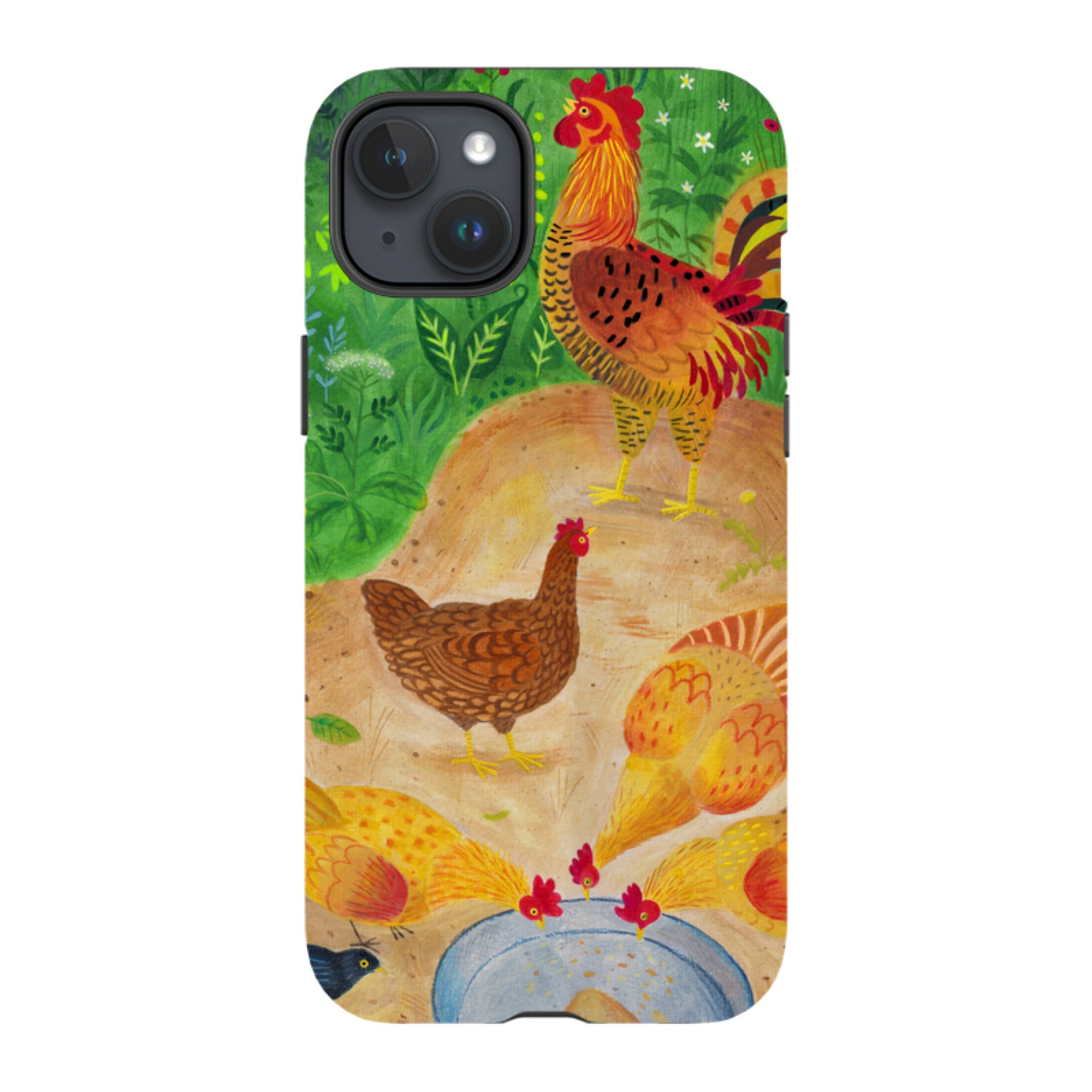 iPhone MagSafe Tough Case - Chickens By Bex Parkin