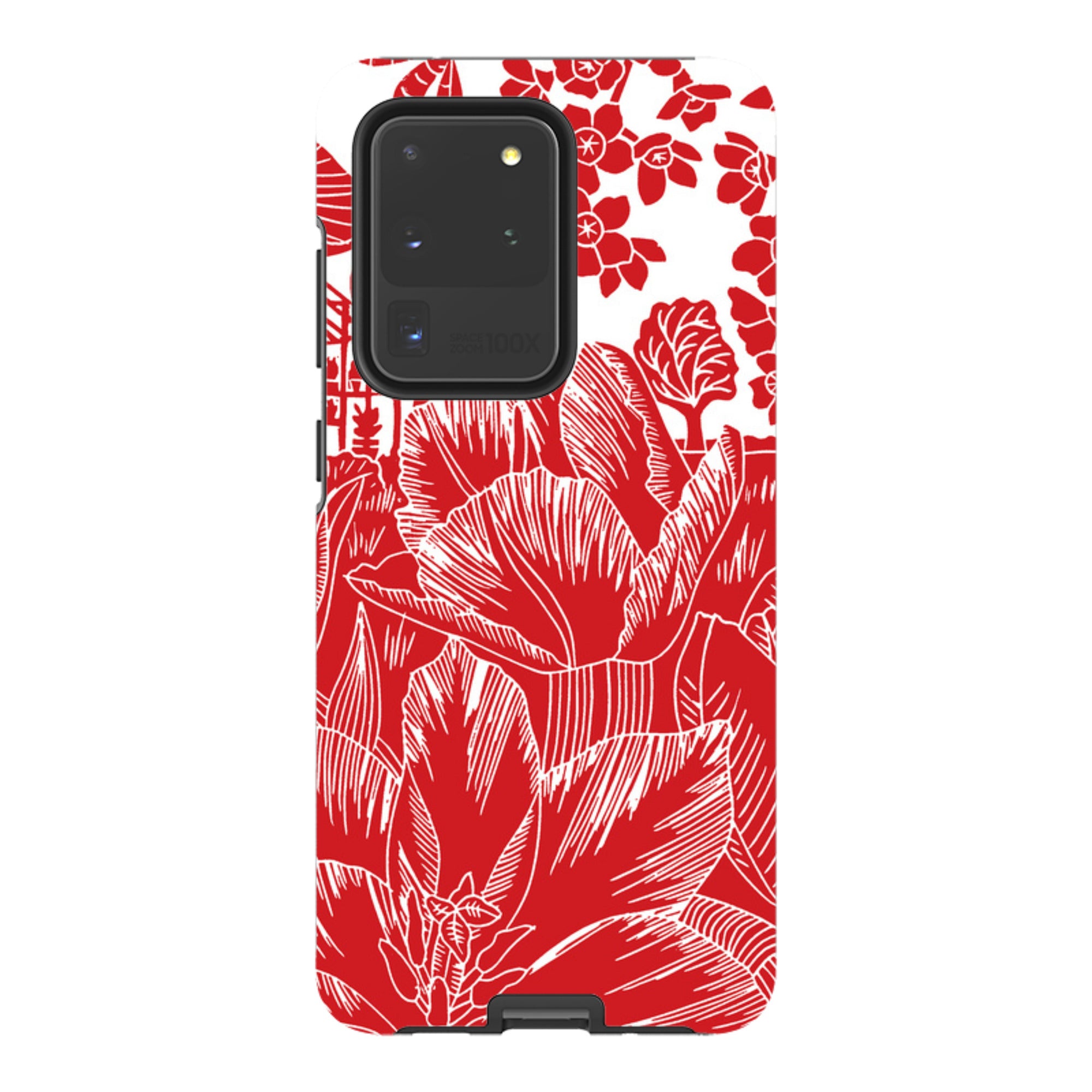 Samsung Tough Case - Tulip Silhouette By Kate Heiss