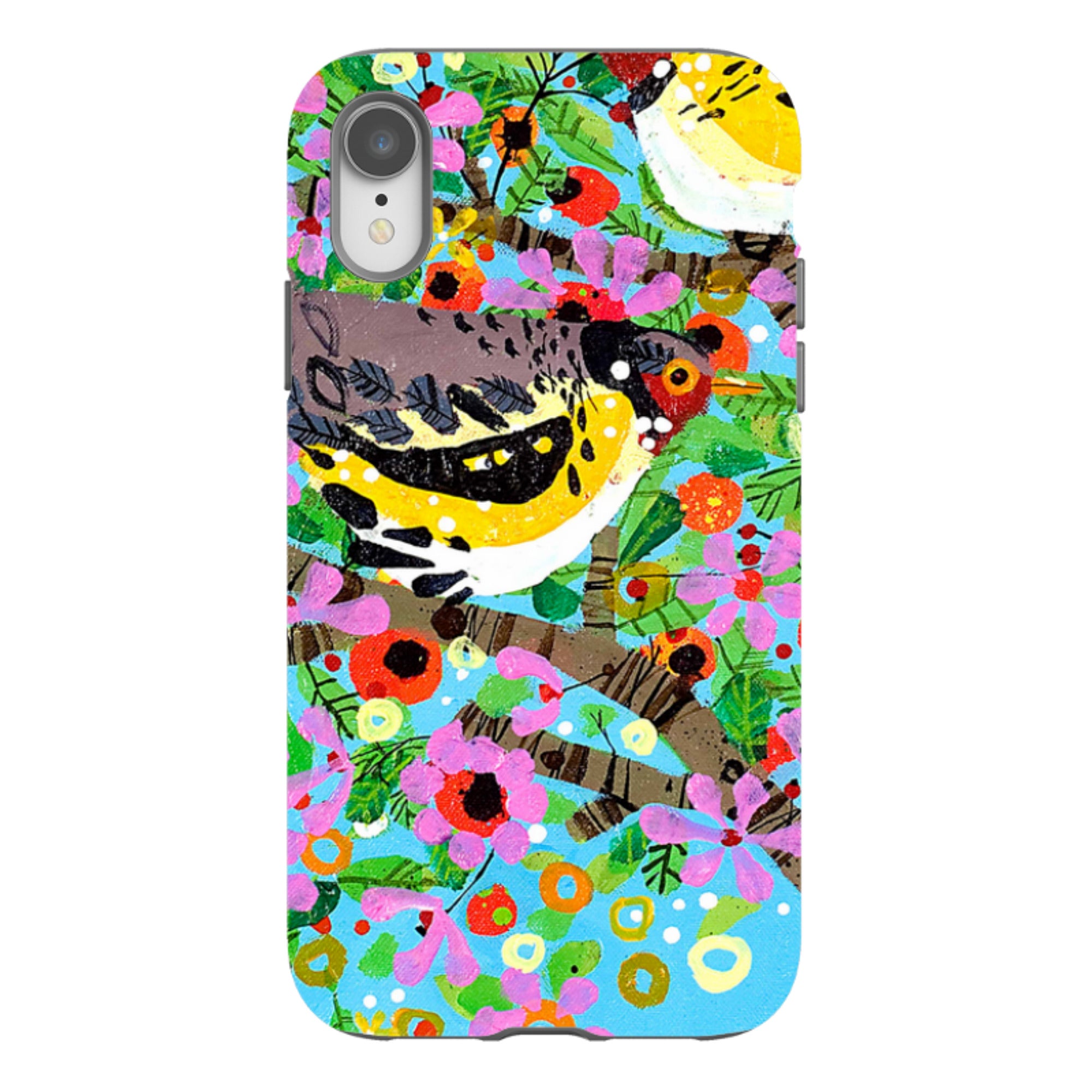 iPhone Tough Case - Finches By Claire West