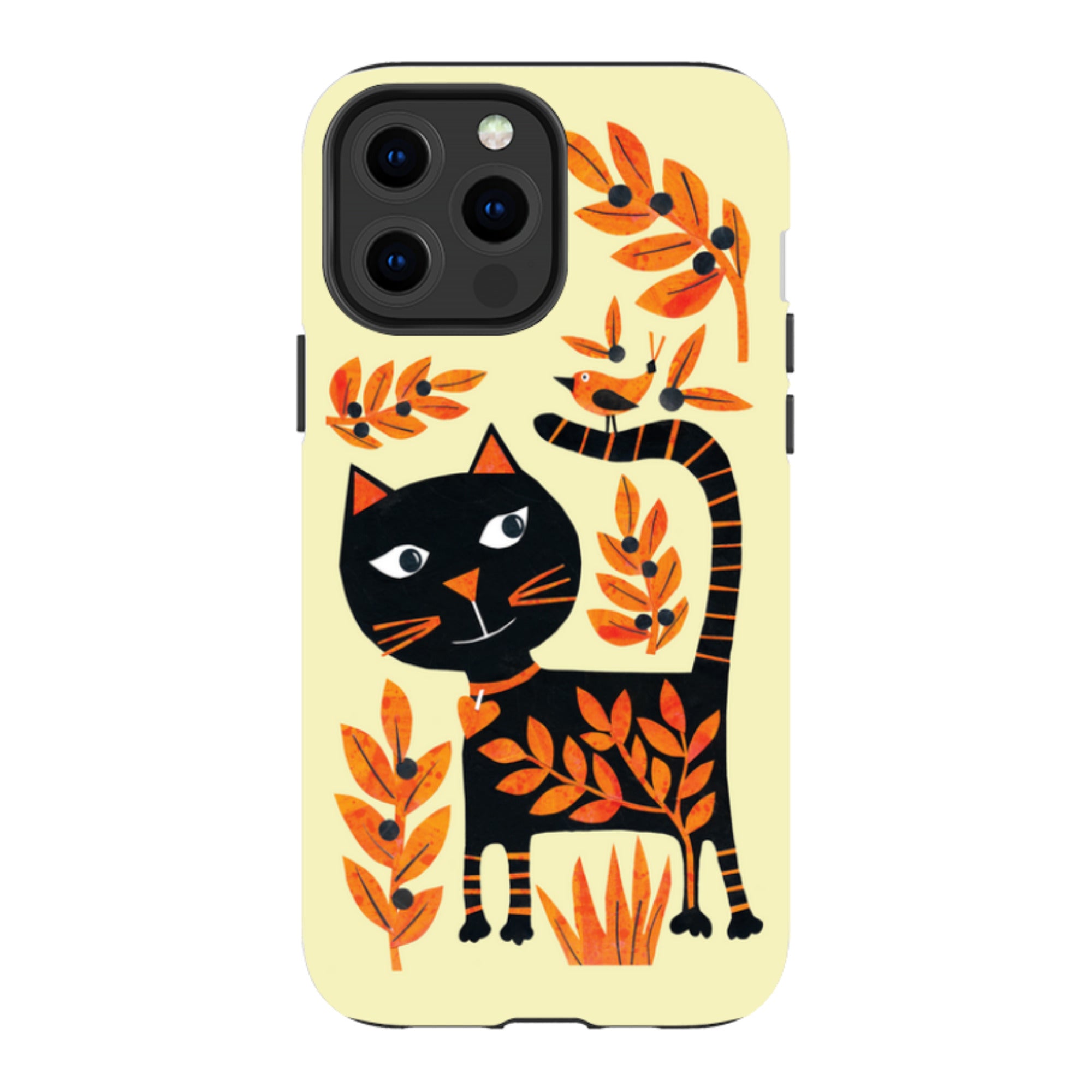 iPhone MagSafe Tough Case - Halloween Folk Cat By Tracey English