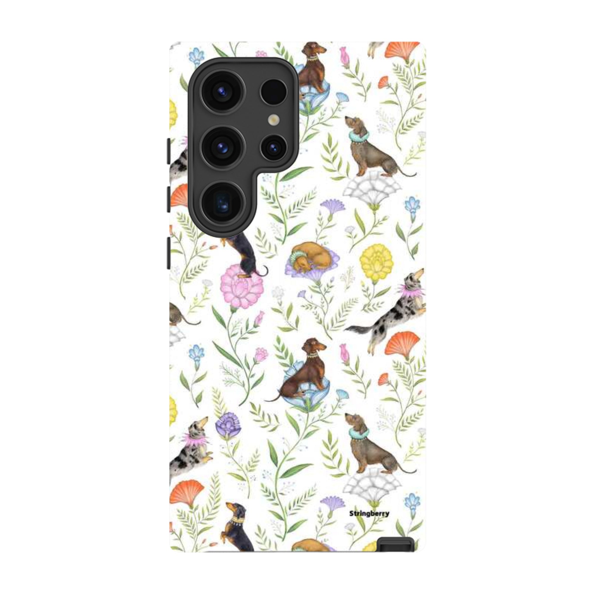 Samsung Tough Case - Doxy Day Afternoon White By Catherine Rowe