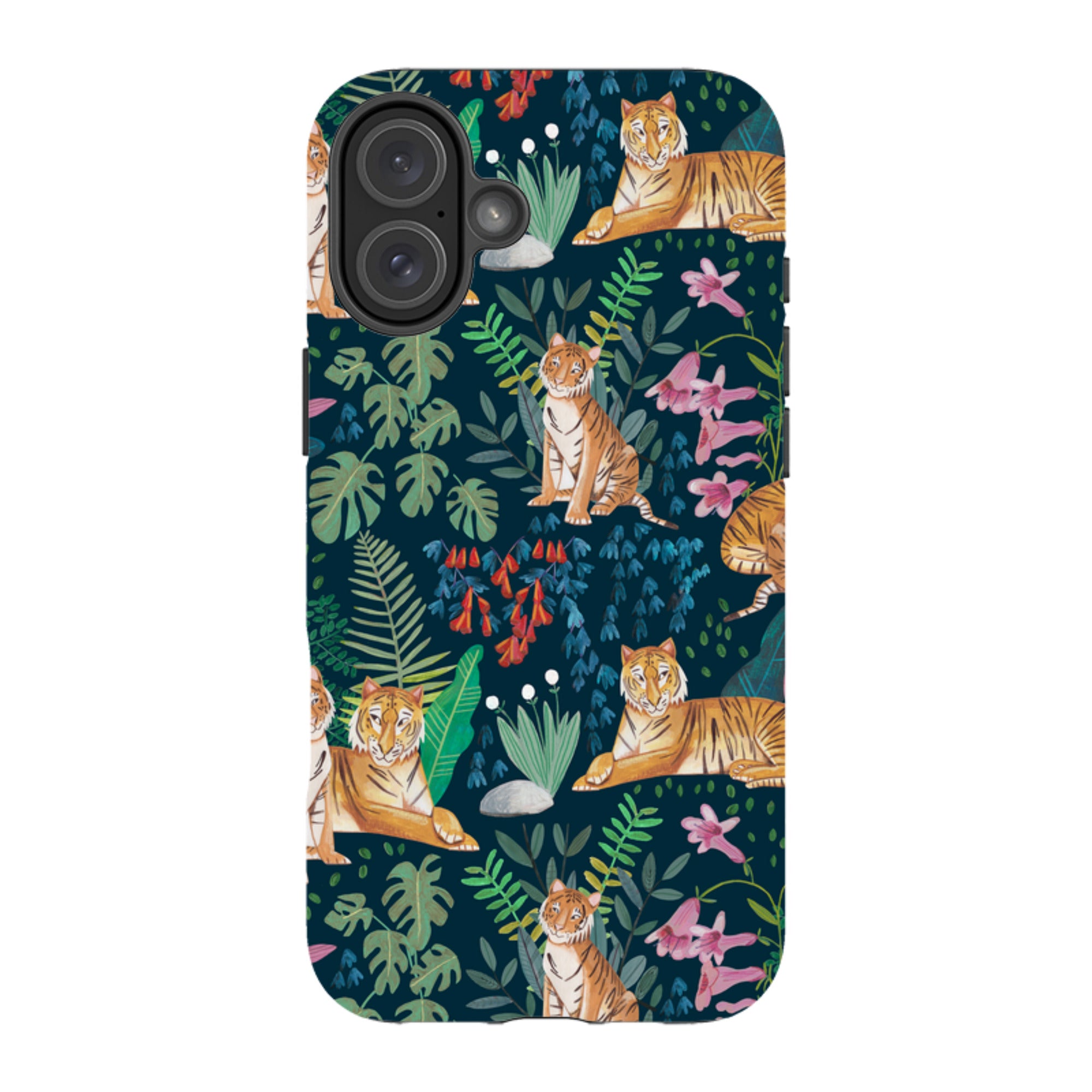 iPhone MagSafe Tough Case -  Tiger Pattern II By Caroline Bonne Muller