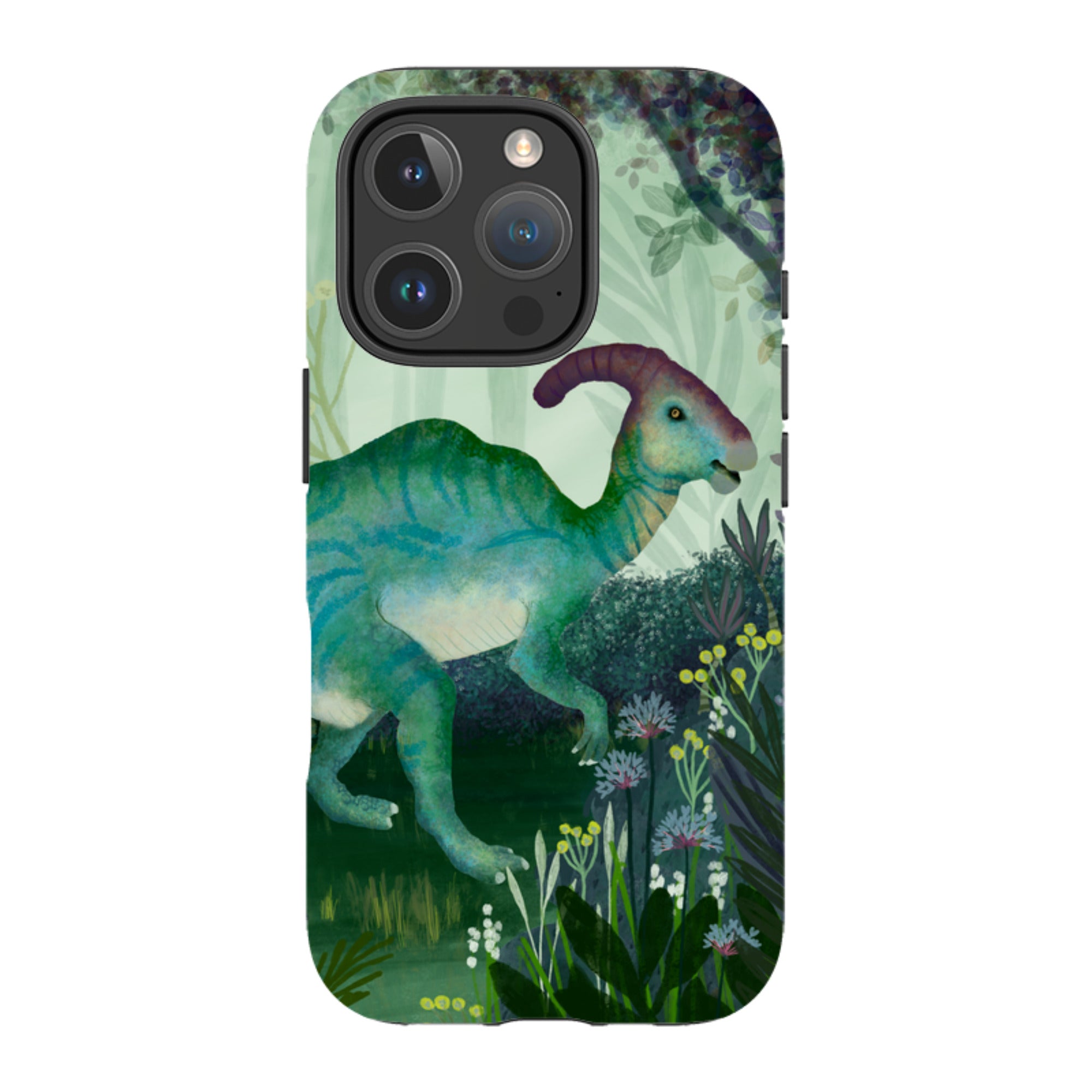 iPhone MagSafe Tough Case - Dino Park III By Katherine Quinn