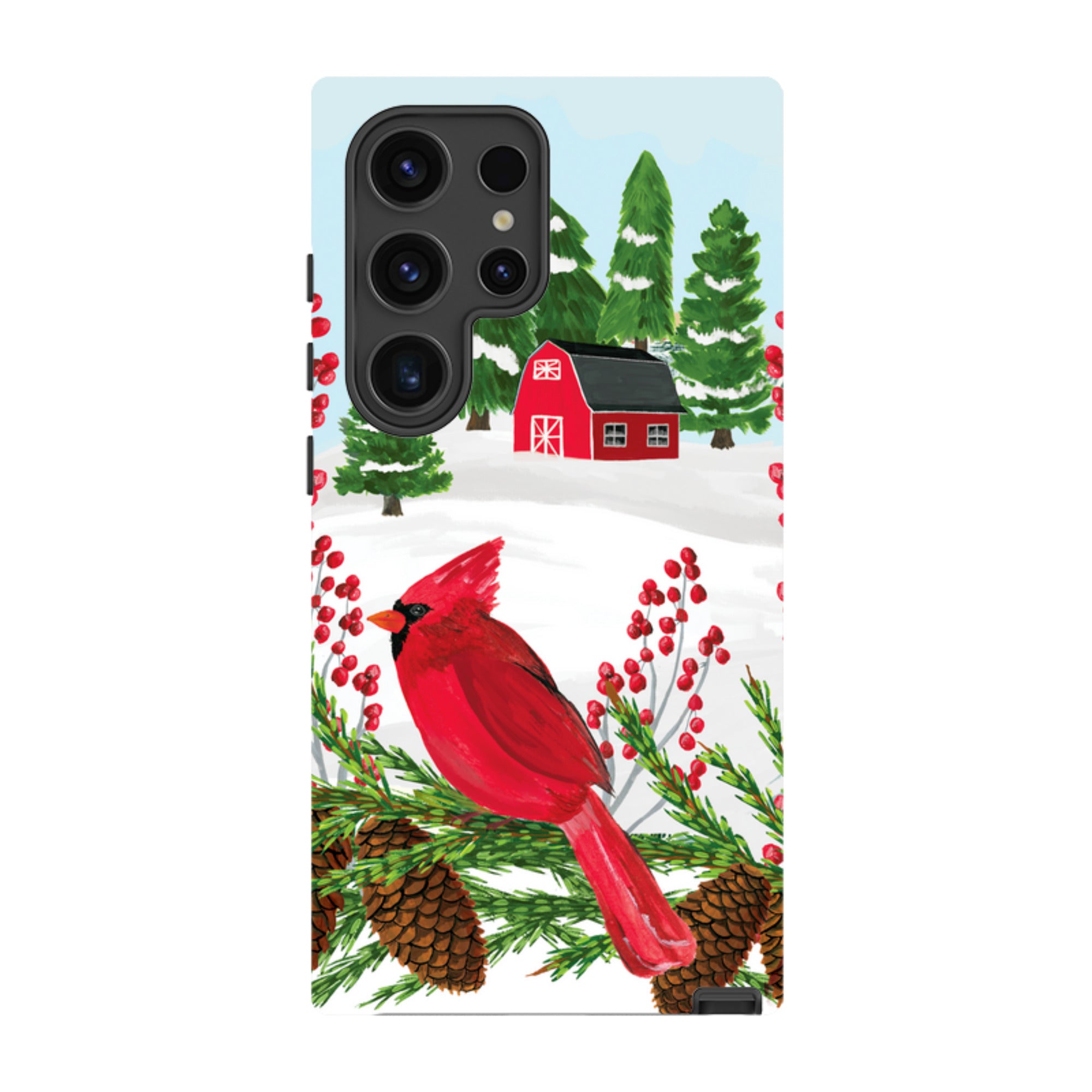 Samsung Tough Case - Countryside Christmas By Abby Jacobs