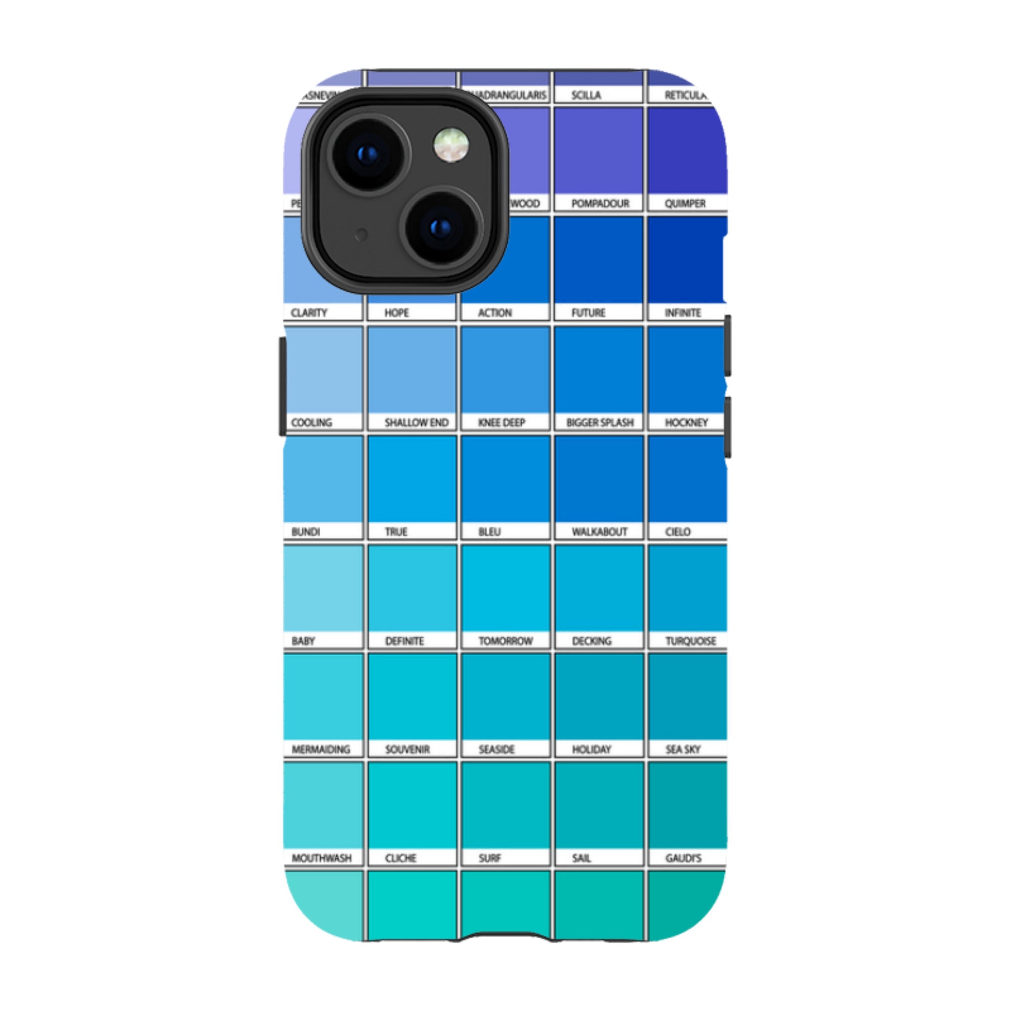 iPhone MagSafe Tough Case -  Blue Chromology By Kitty Joseph