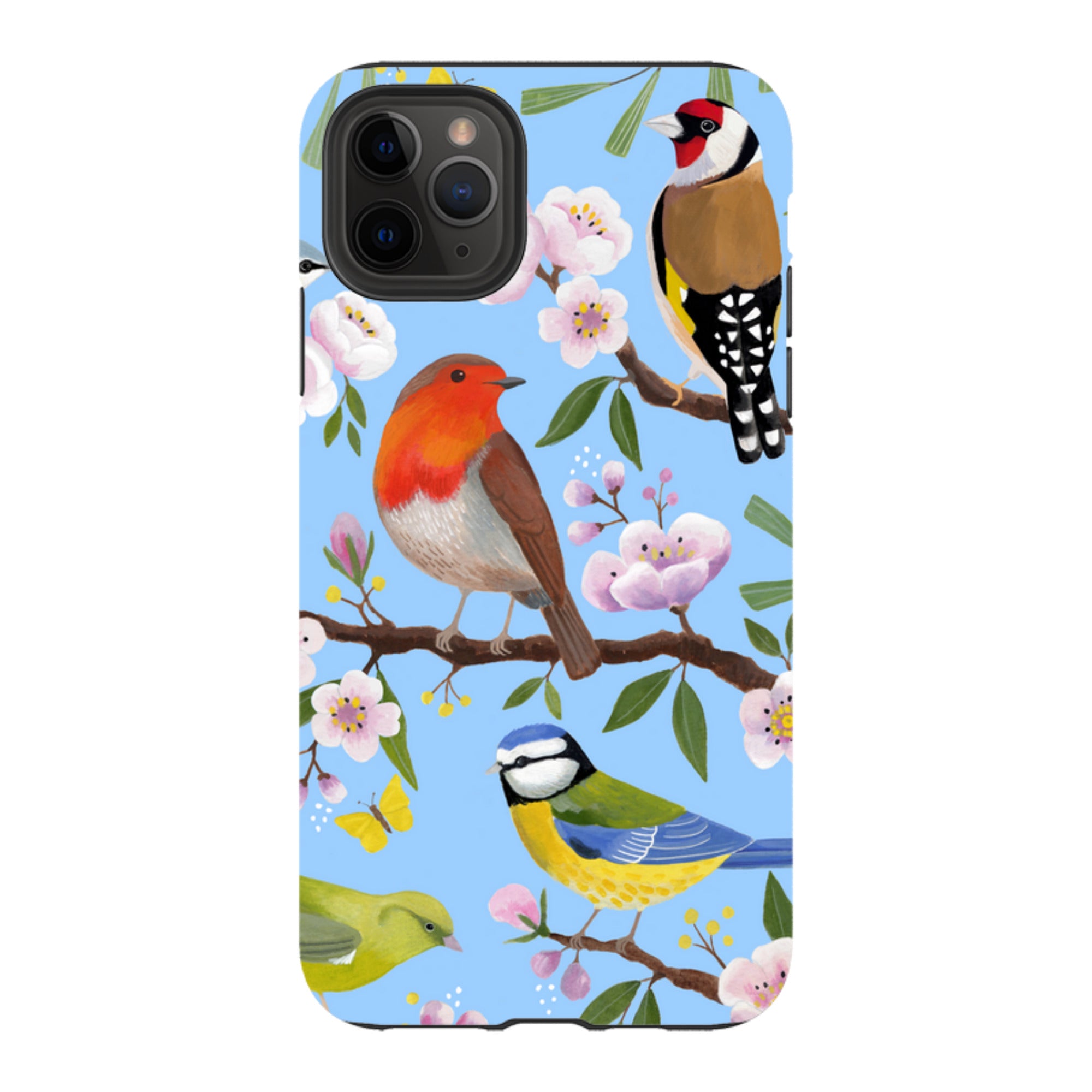 iPhone Tough Case - Garden Birds By Bex Parkin