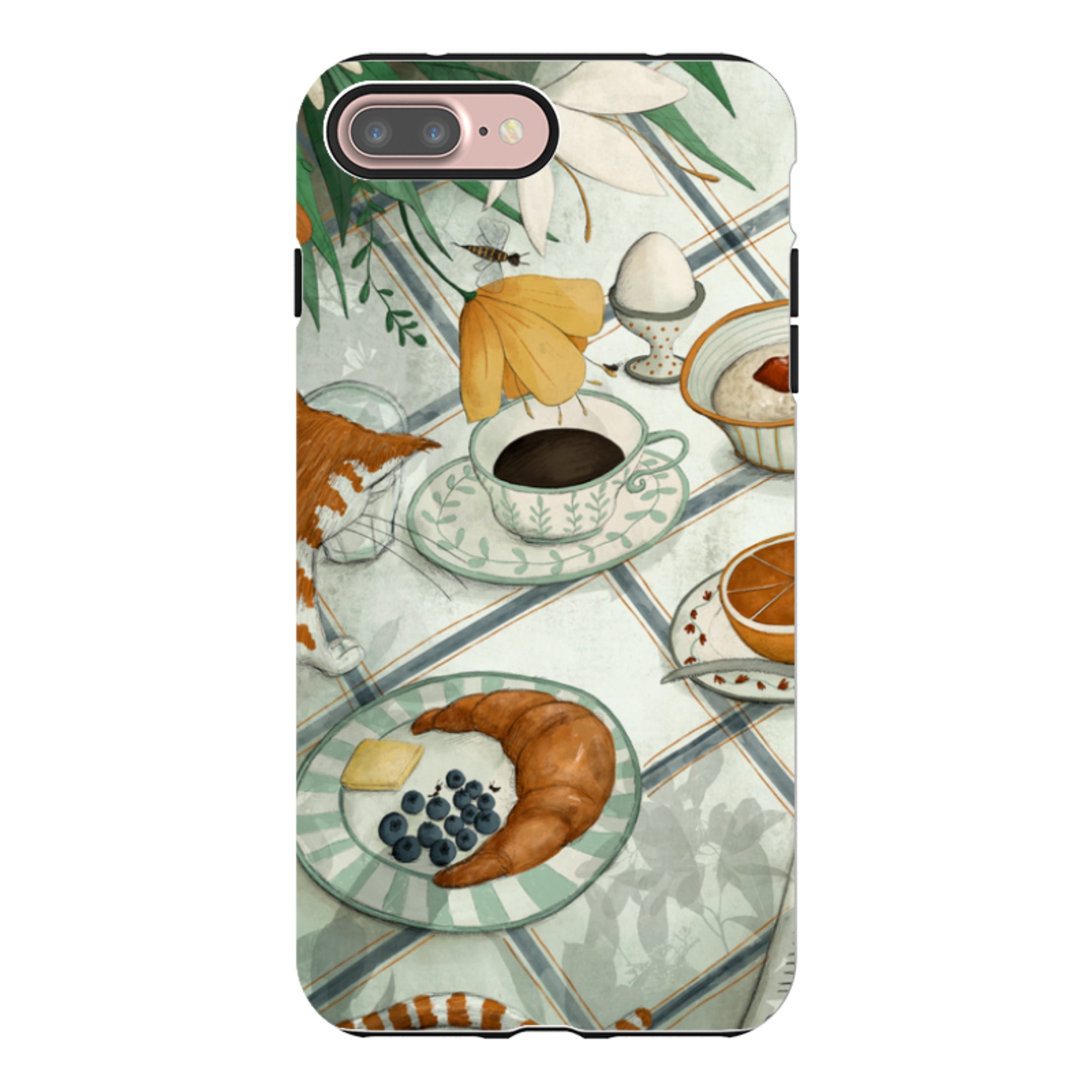 iPhone Tough Case - Hungry Friends By Maja Lindberg