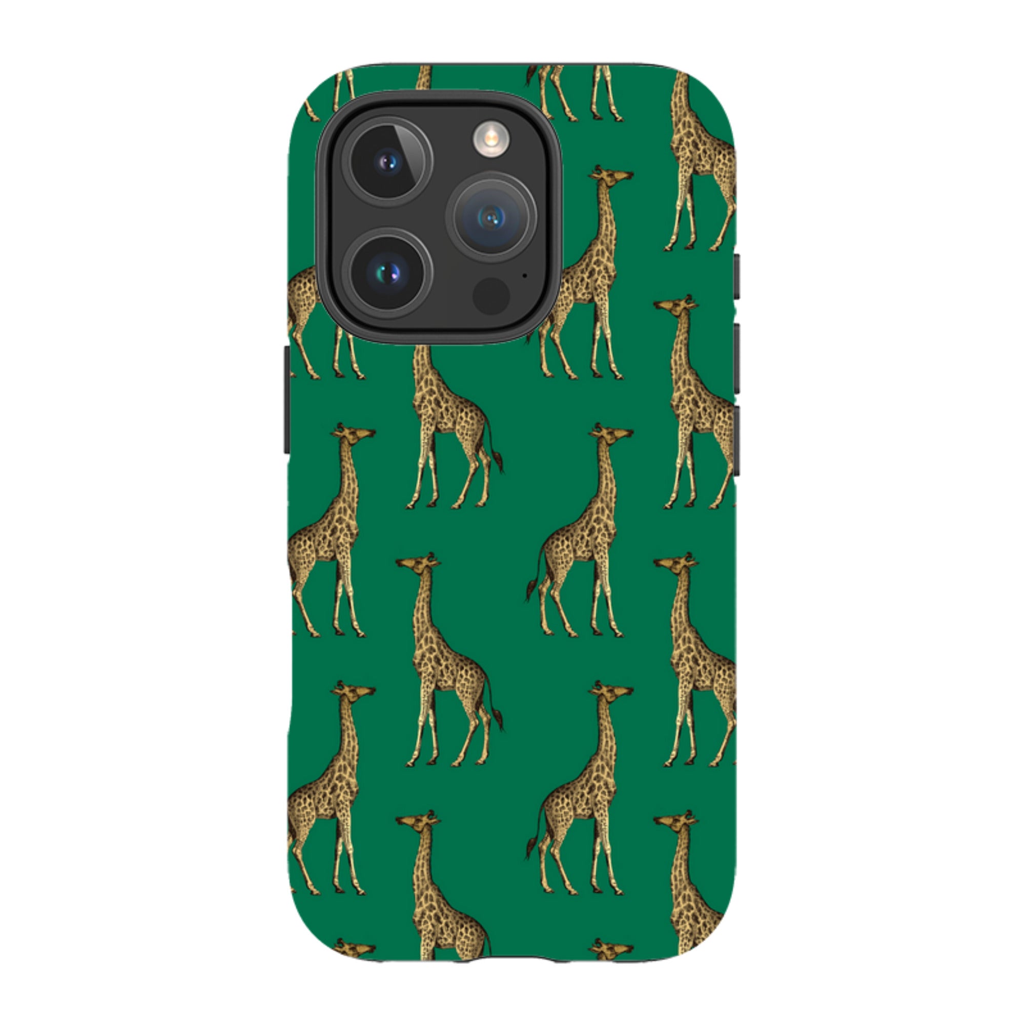 iPhone Tough Case - Green Giraffe