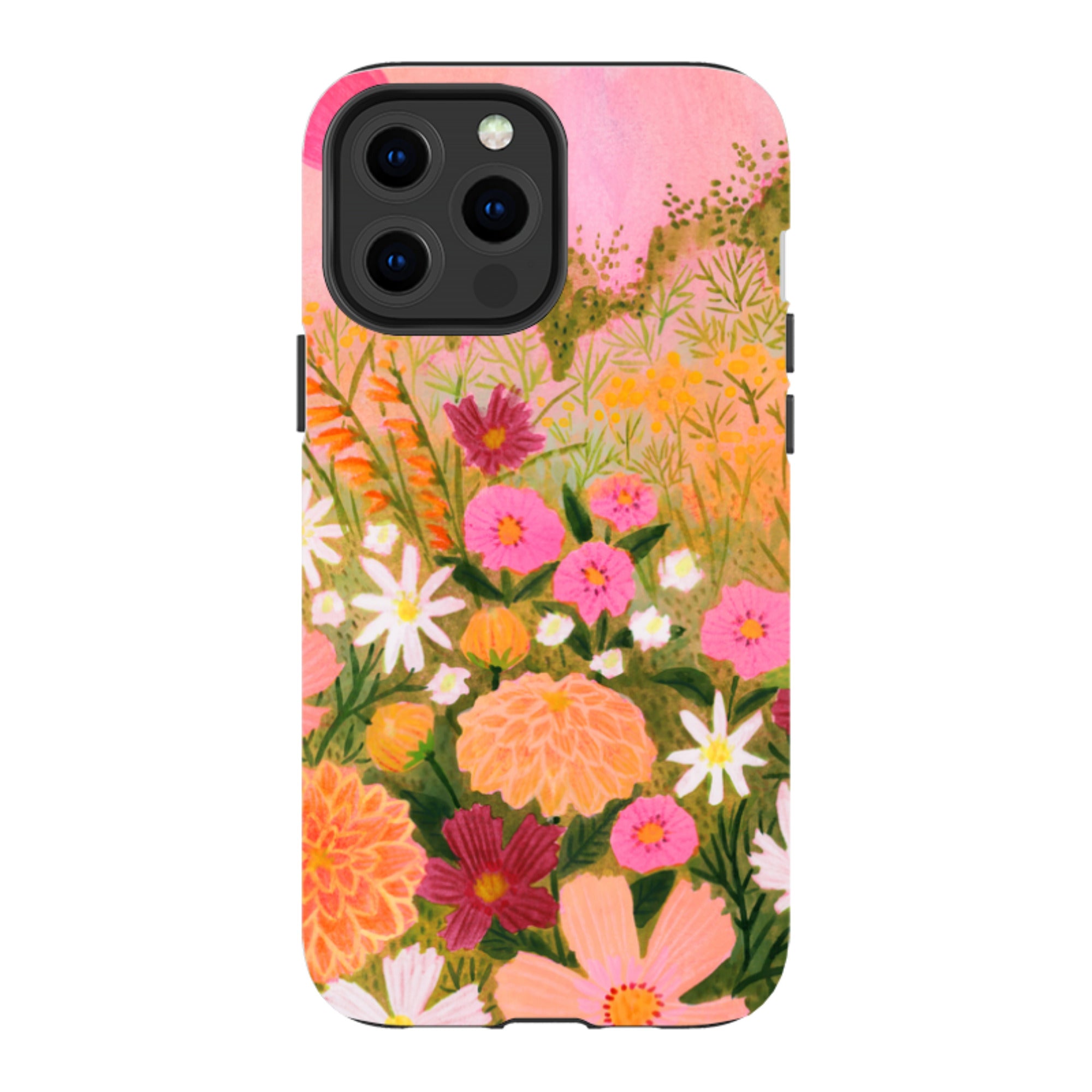 iPhone Tough Case - Flower Farm Sunset By Lee Foster Wilson