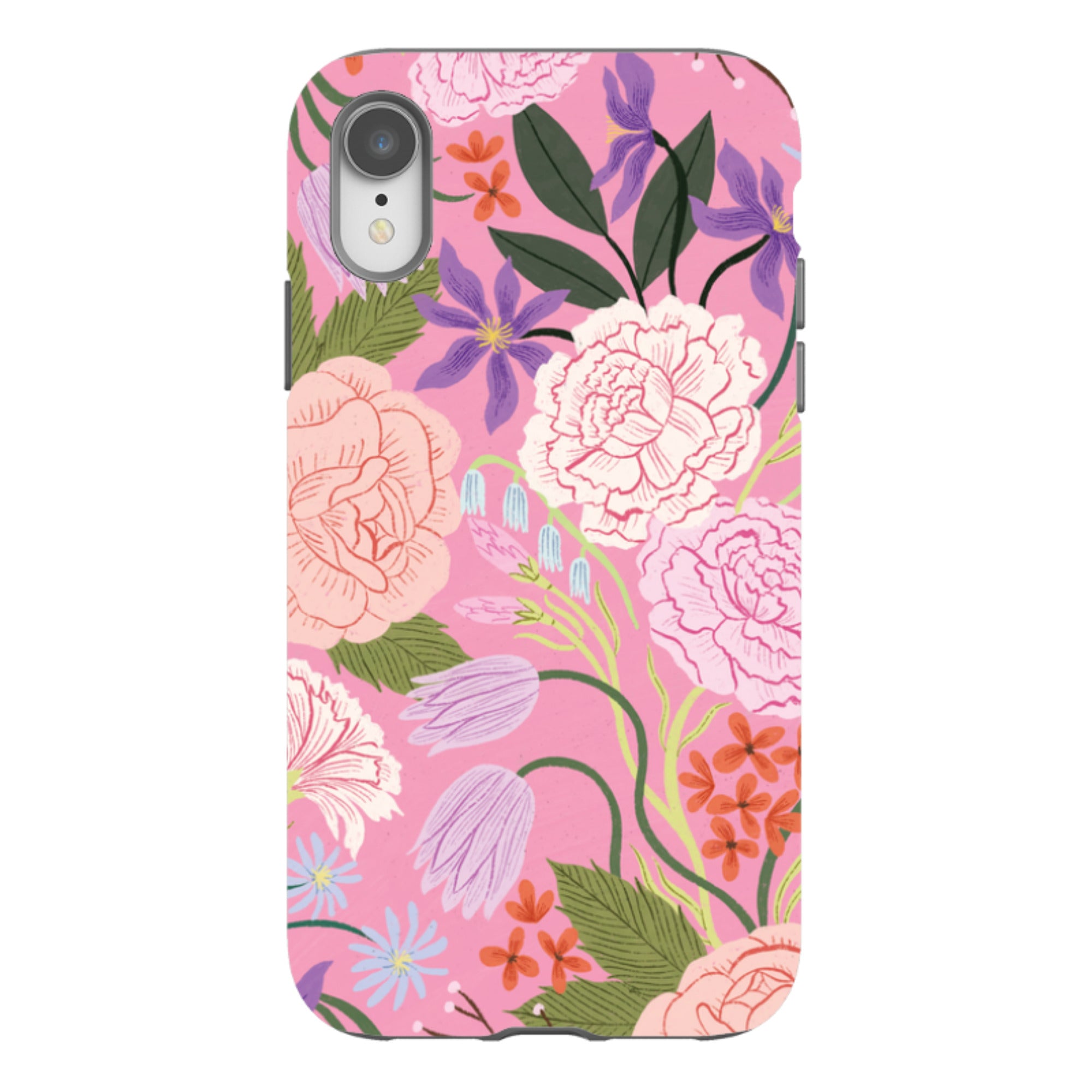 iPhone Tough Case - All Over Blooms By Meghann Rader