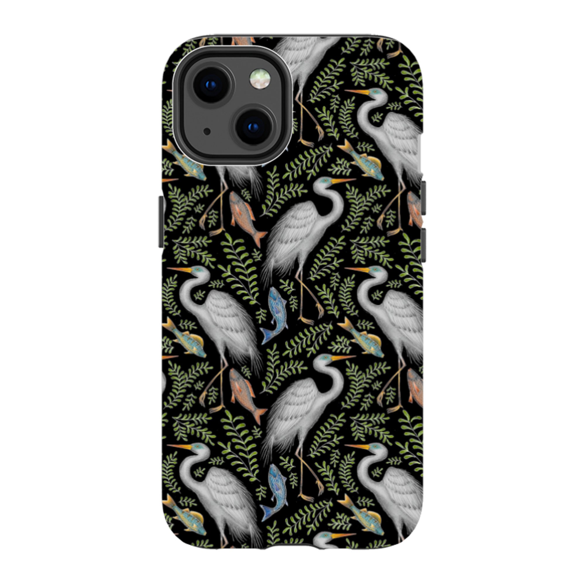 iPhone MagSafe Tough Case -  Egret Pattern By Catherine Rowe