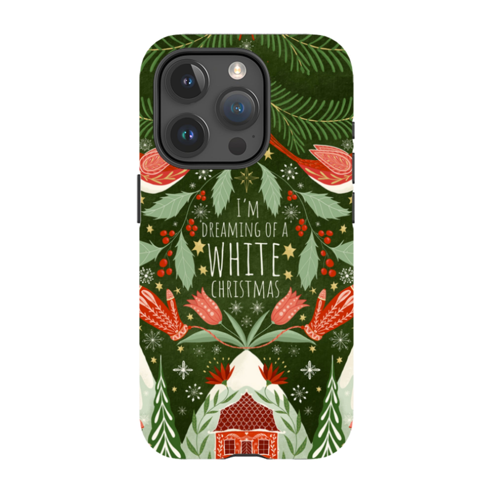 iPhone Tough Case - I'm Dreaming Of a White Christmas By Maja Lindberg