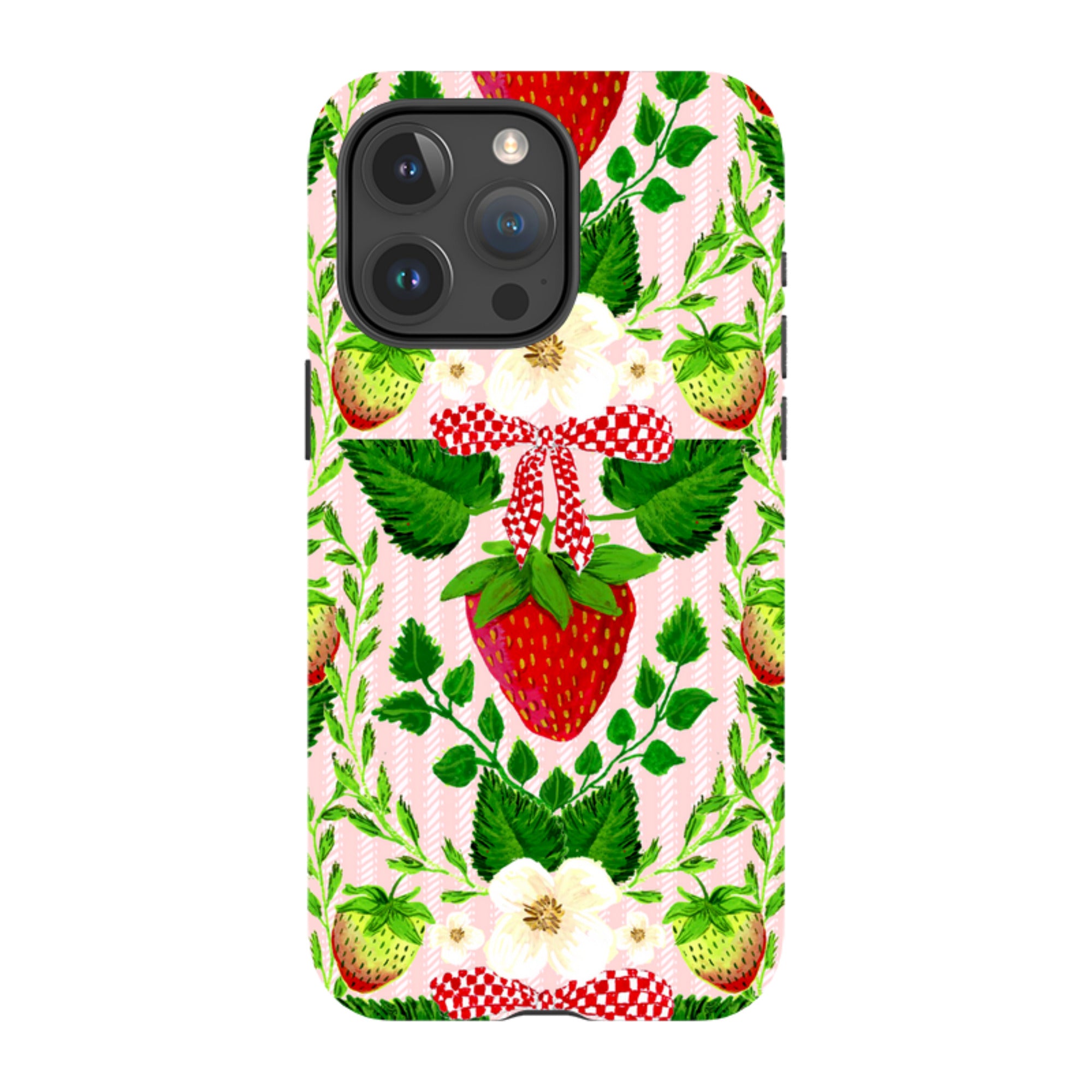 iPhone MagSafe Tough Case - Strawberries I By Abby Jacobs