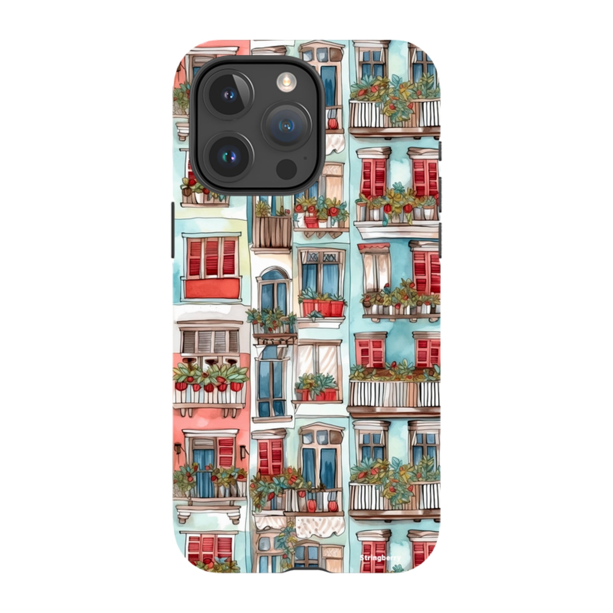 iPhone Tough Case - Floral Balcony