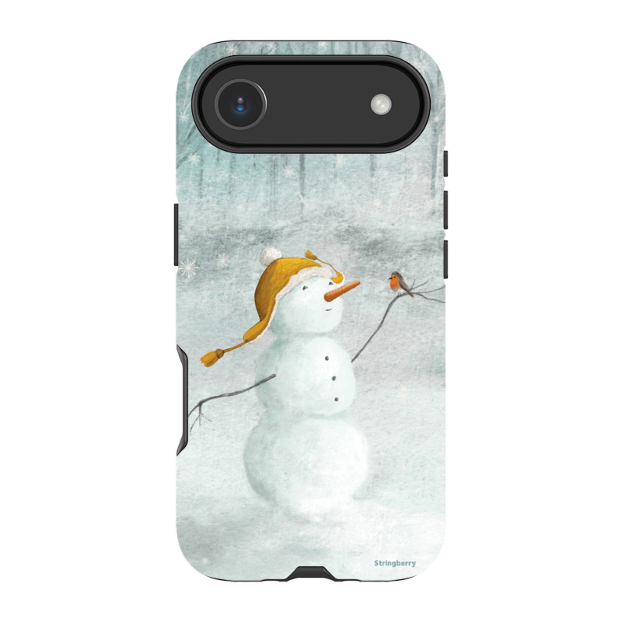 iPhone Tough Case - Snowman By Maja Lindberg