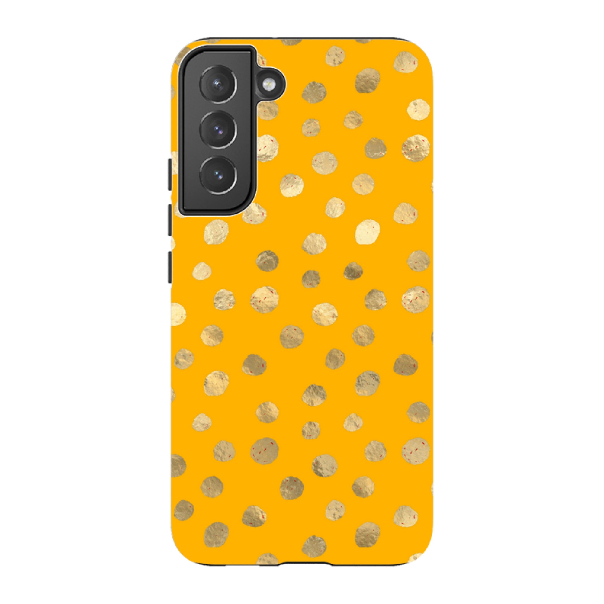Samsung Tough Case - Honey and Gold Dots