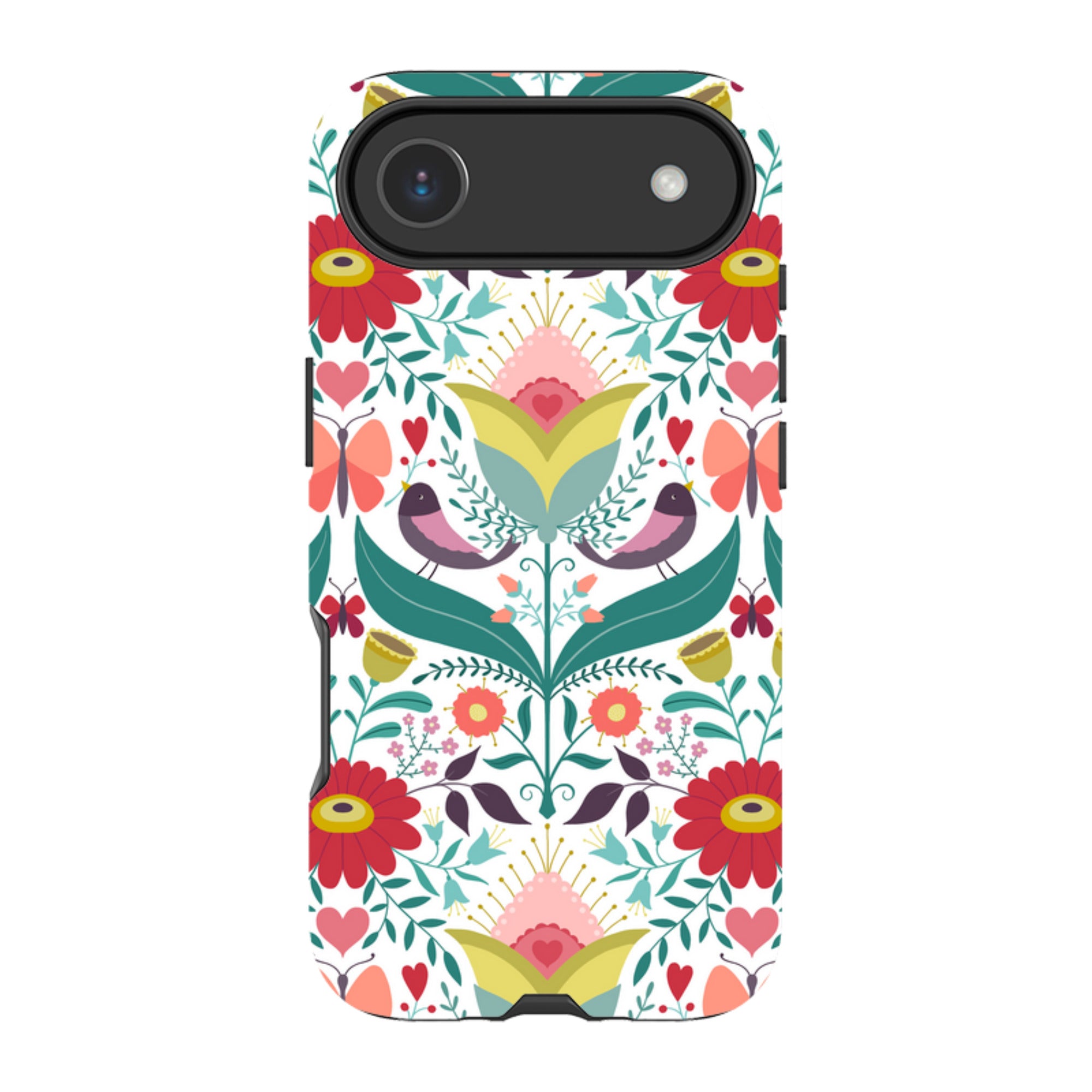 iPhone Tough Case - Bird Pattern IV By Suzy Taylor