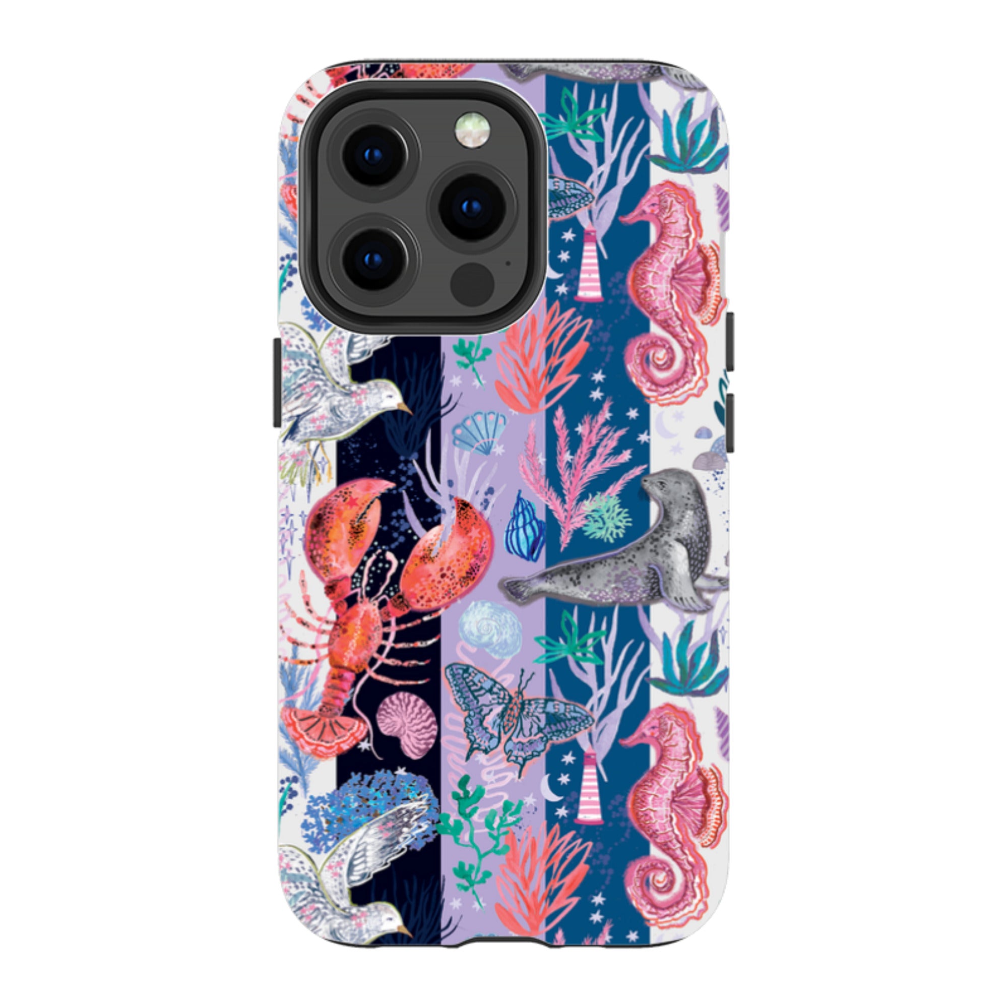 iPhone Case - Coastal Calling Stripe III By Emma Frances Grant