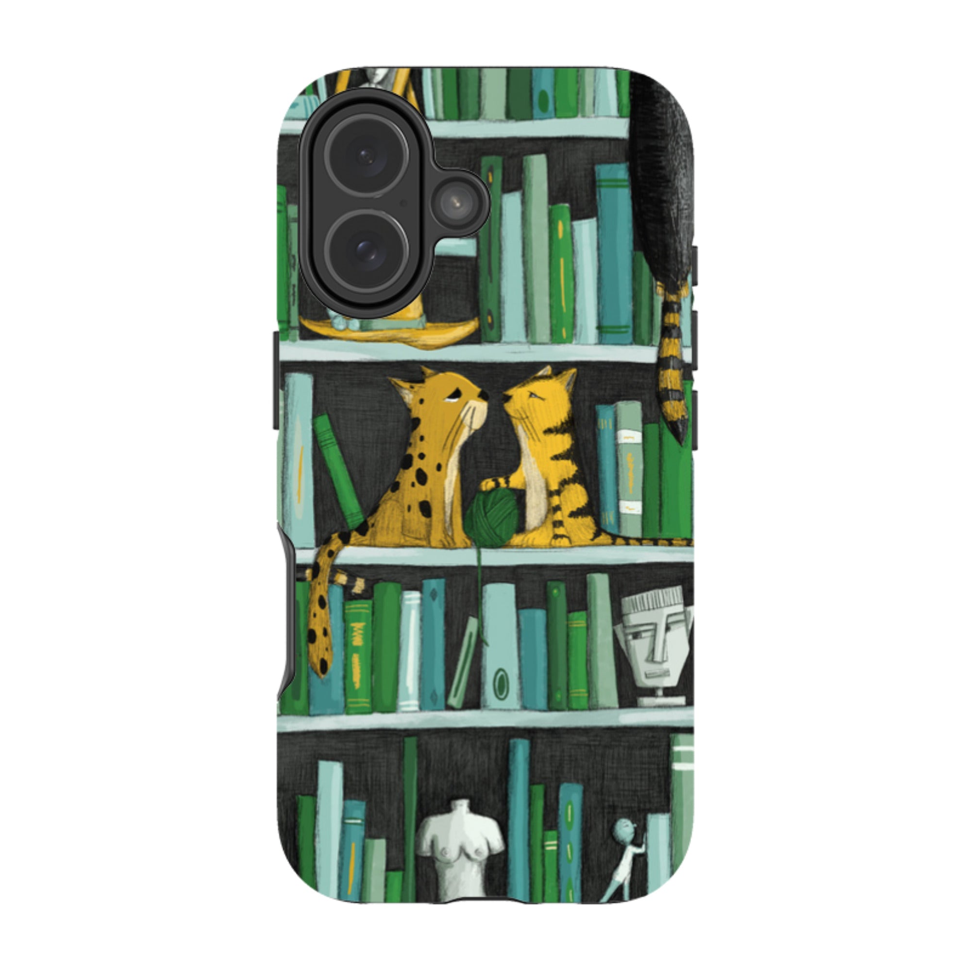 iPhone Tough Case - Library Friends By Maja Lindberg