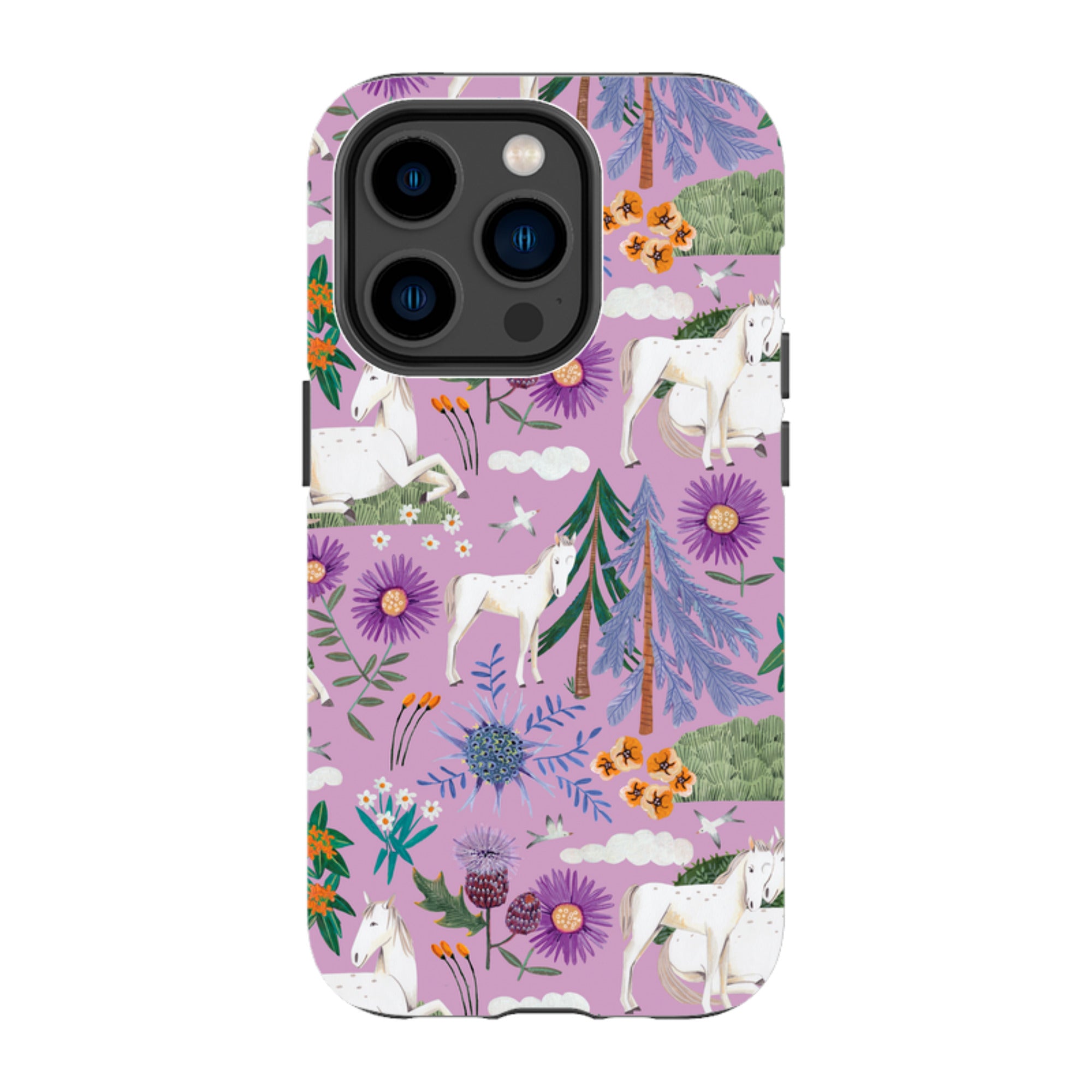 iPhone MagSafe Tough Case -  Horse Pattern II By Caroline Bonne Muller