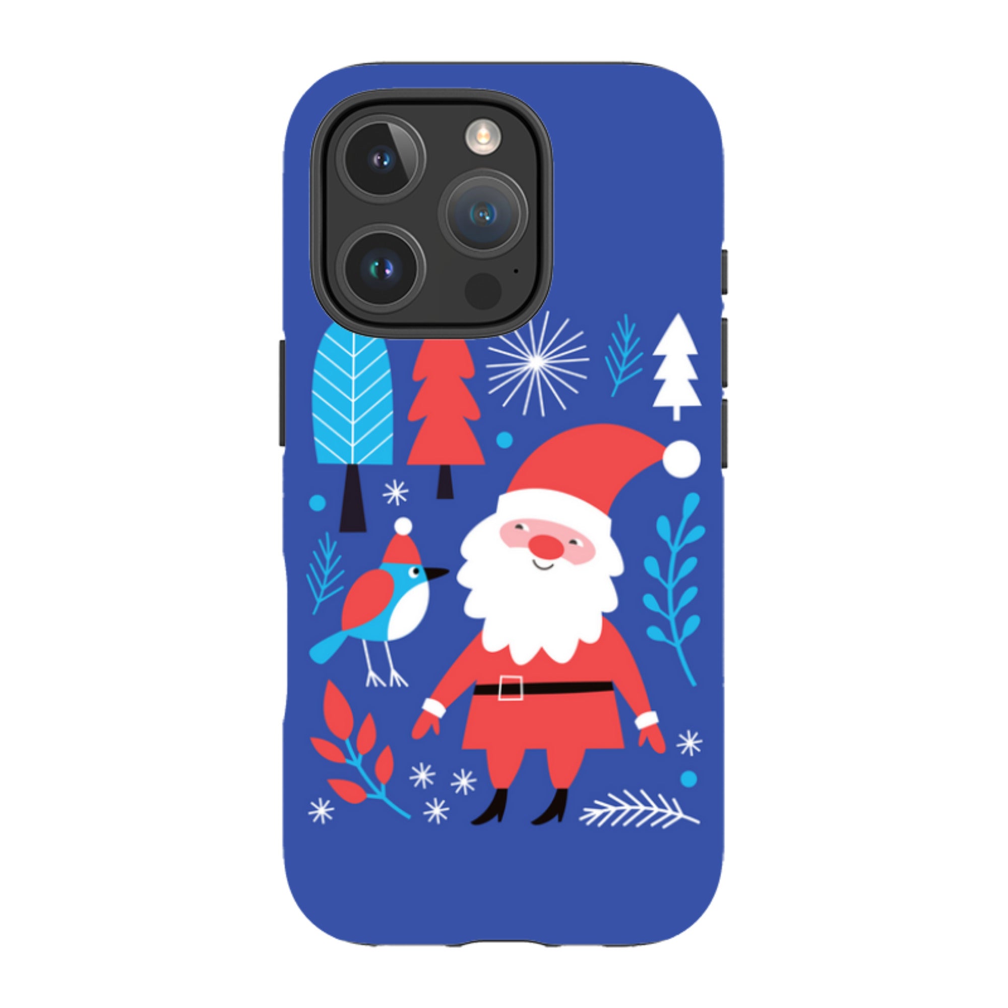 iPhone MagSafe Tough Case - Santa and Bird